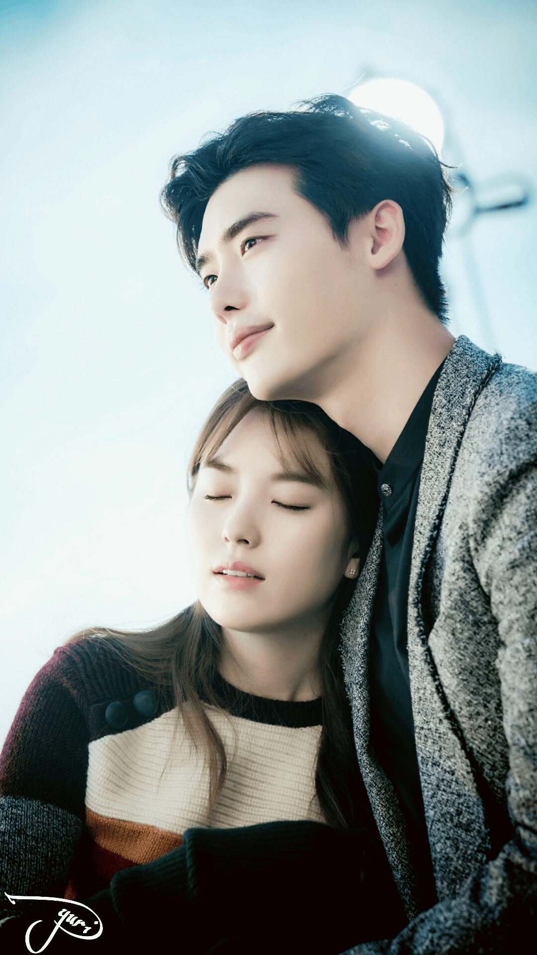 1080x1920 Yuri 160929 Jongsuk And Han Hyo Joo, Download Wallpaper