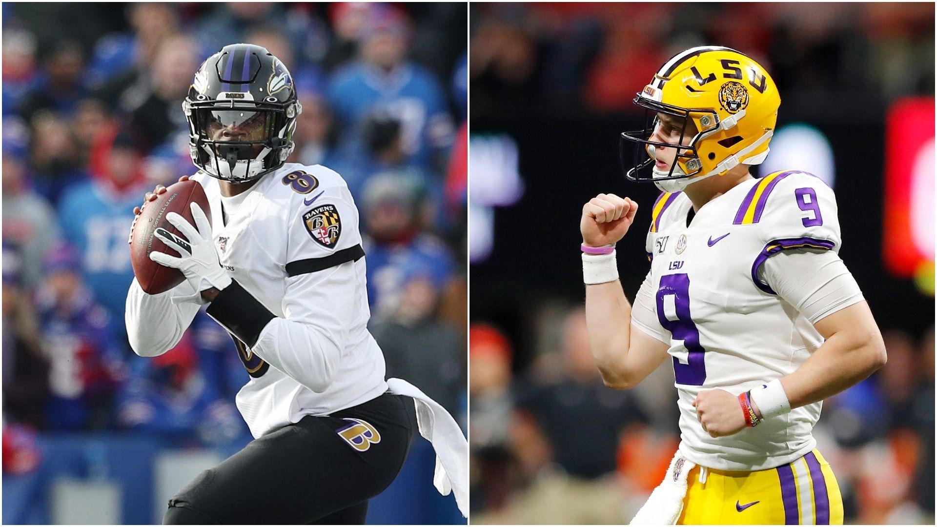 1920x1080 Lamar Jackson endorses likely number one pick Joe Burrow