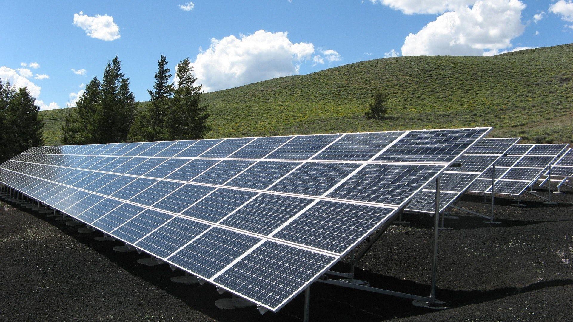 1920x1080 Black and Silver Solar Panels · Free