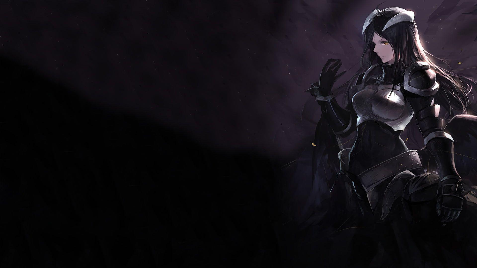 1920x1080 Black haired female anime character illustration, Anime, Overlord