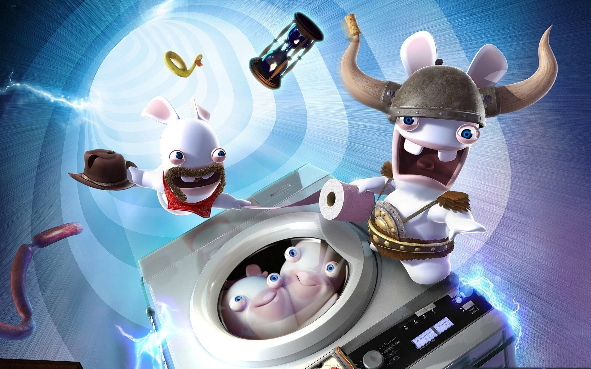 1920x1200 Rayman Raving Rabbids HD Wallpaper Travel Chaosx1200