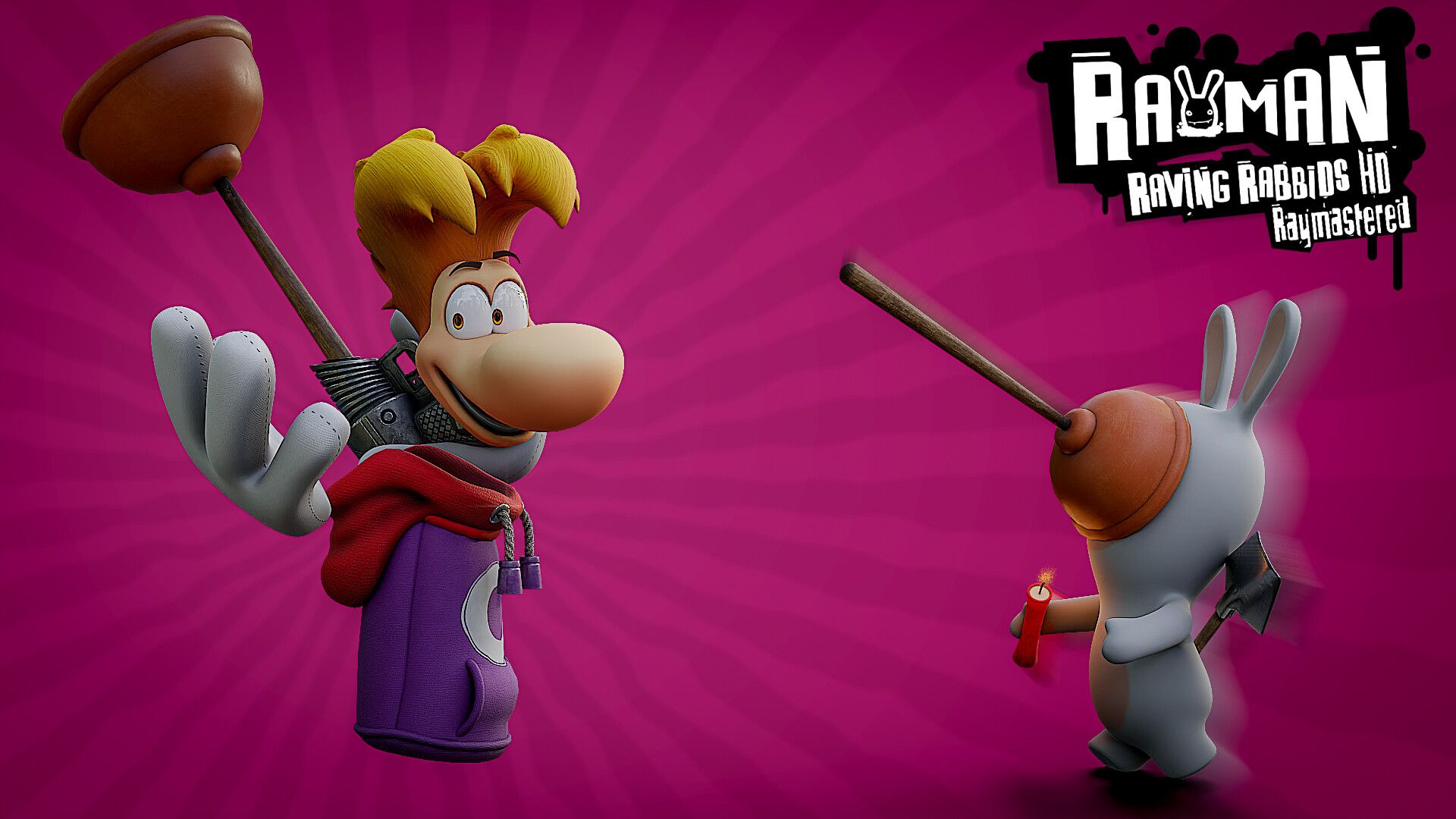 1920x1080 Rayman Raving Rabbids HD Fanart