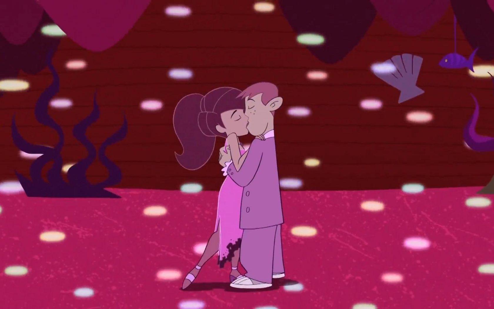 1680x1050 Hd Wallpaper Of Kim Possible And Ron Stoppable Kissing