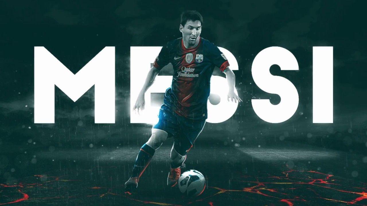 1280x720 Football wallpaper design photohop tutorial. Messi Desktop