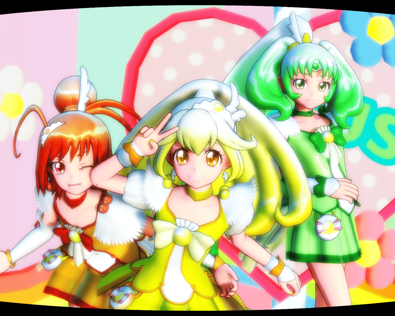 1280x1024 Free download MMD Glitter Force Umwhat is her name