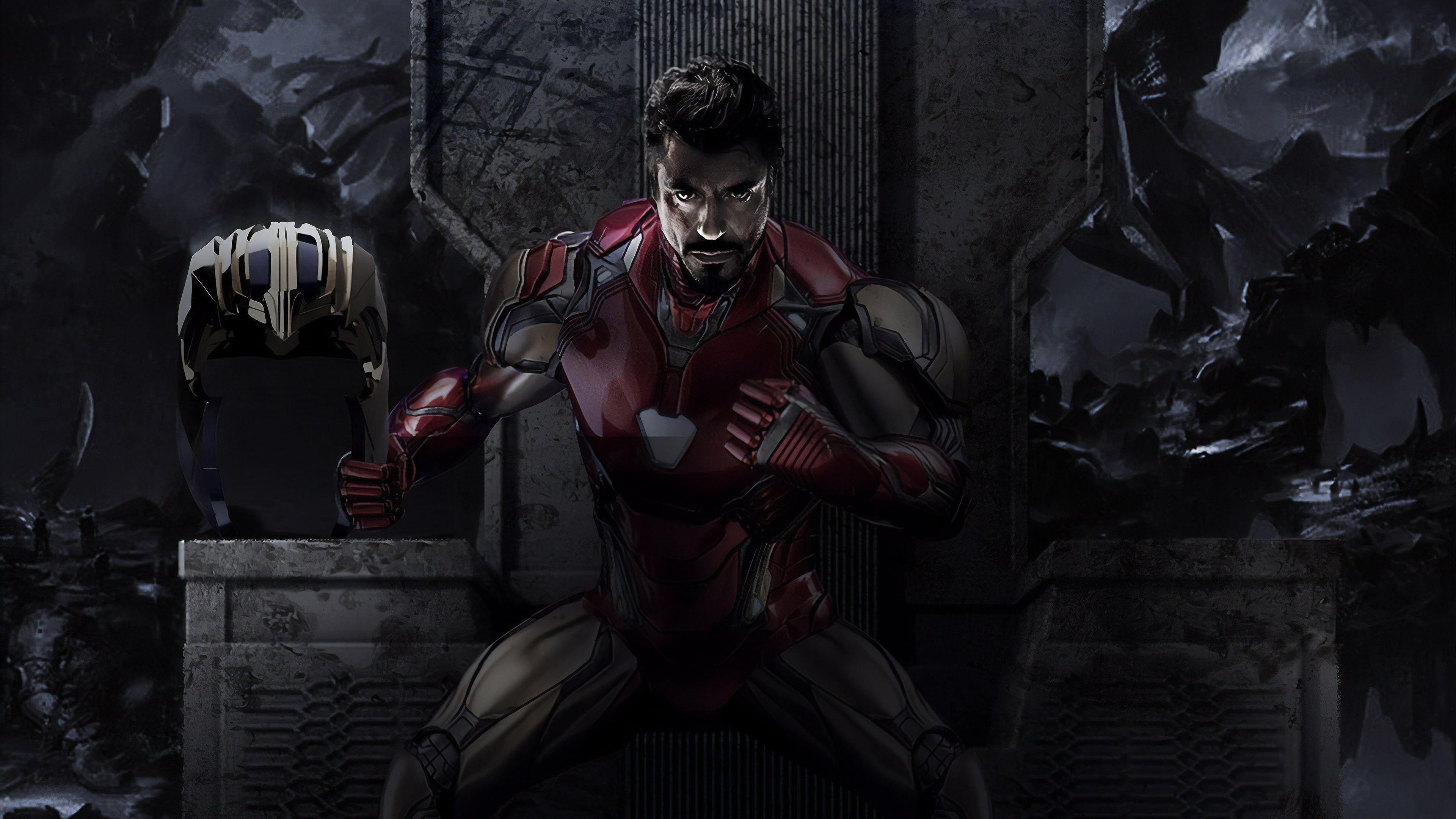 3840x2161 The Avengers, Avengers EndGame, Iron Man, Marvel Comics, HD