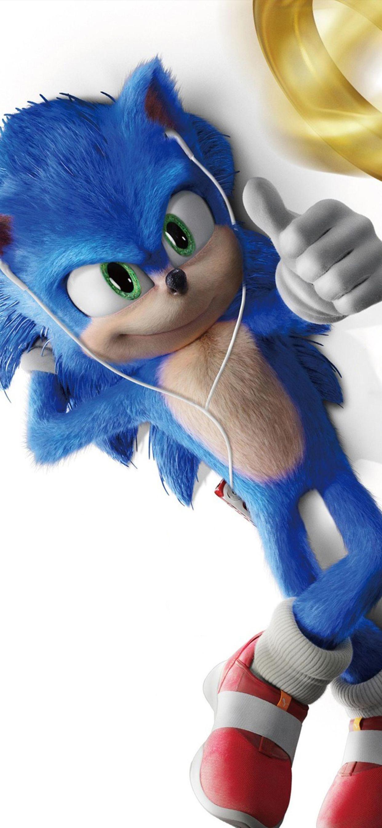 1242x2688 Poster Of Sonic the Hedgehog Movie iPhone XS MAX