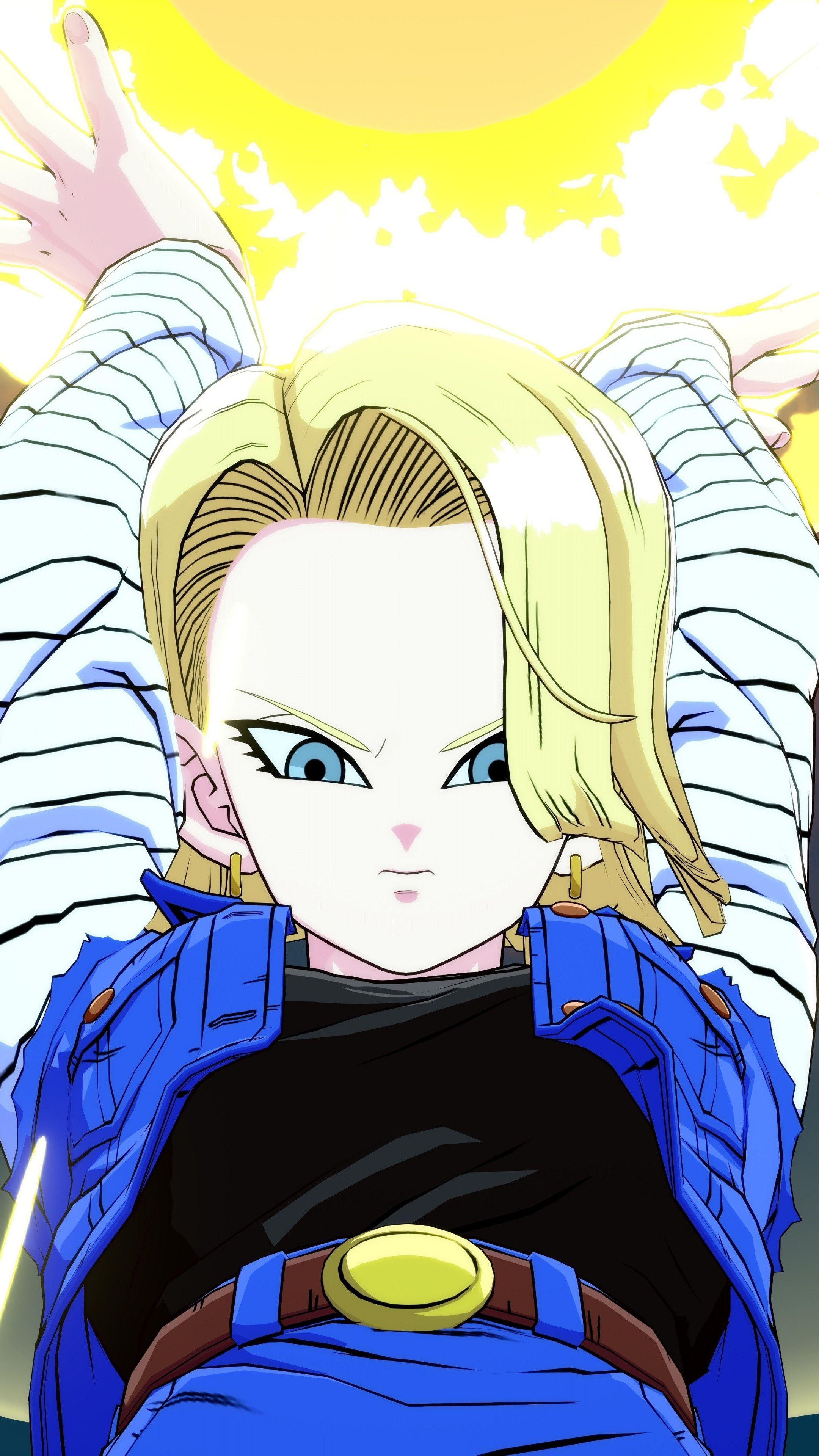 2160x3840 Android 18 Wallpaper