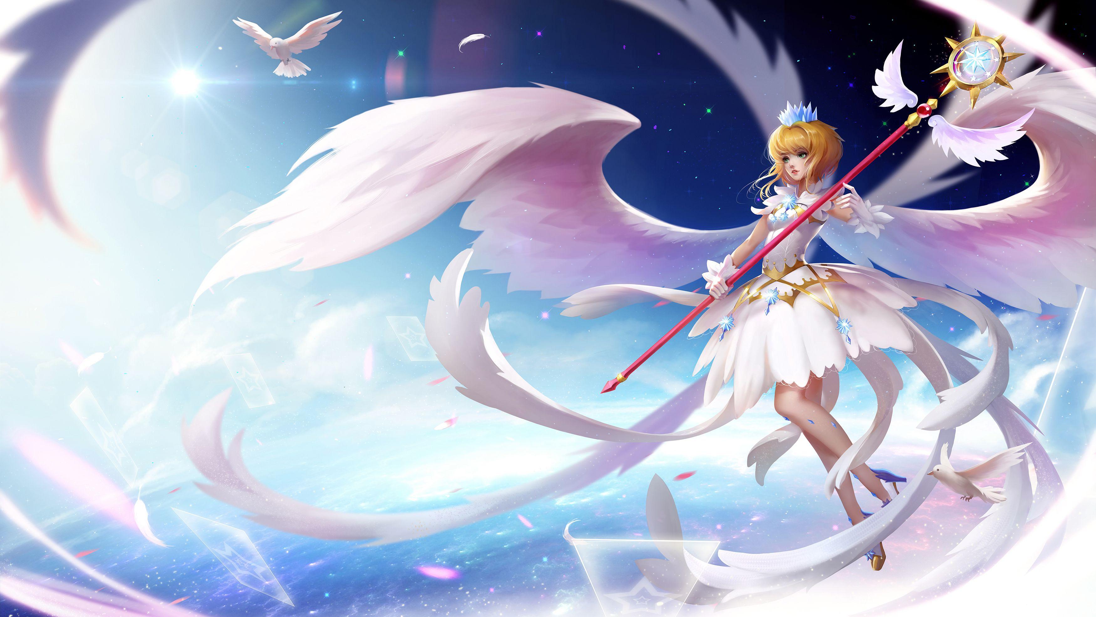 3500x1969 Wallpaper 4k Sakura Kinomoto Instinct, Kinomoto, Sakura