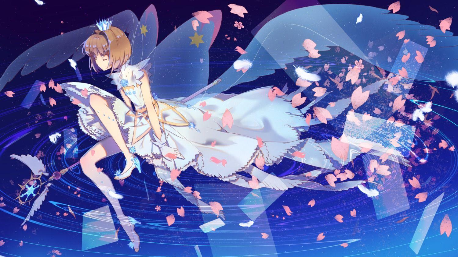 1500x844 kieteulb card captor sakura kinomoto sakura dress heels wallpaper