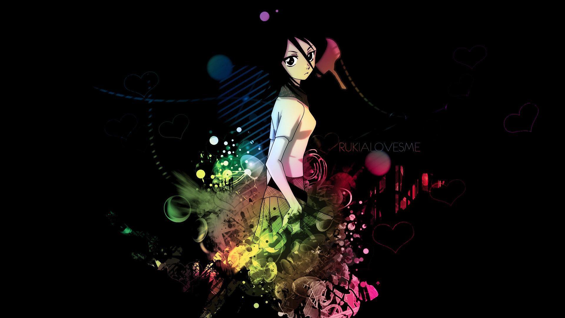 1920x1080 Rukia Kuchiki in the shadow HD desktop wallpaper