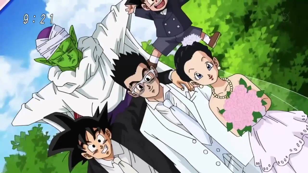 1280x720 Dragon Ball Super Ep 3 Gohan Shows Piccolo His's Wedding And Videl Wedding Wallpaper & Background Download
