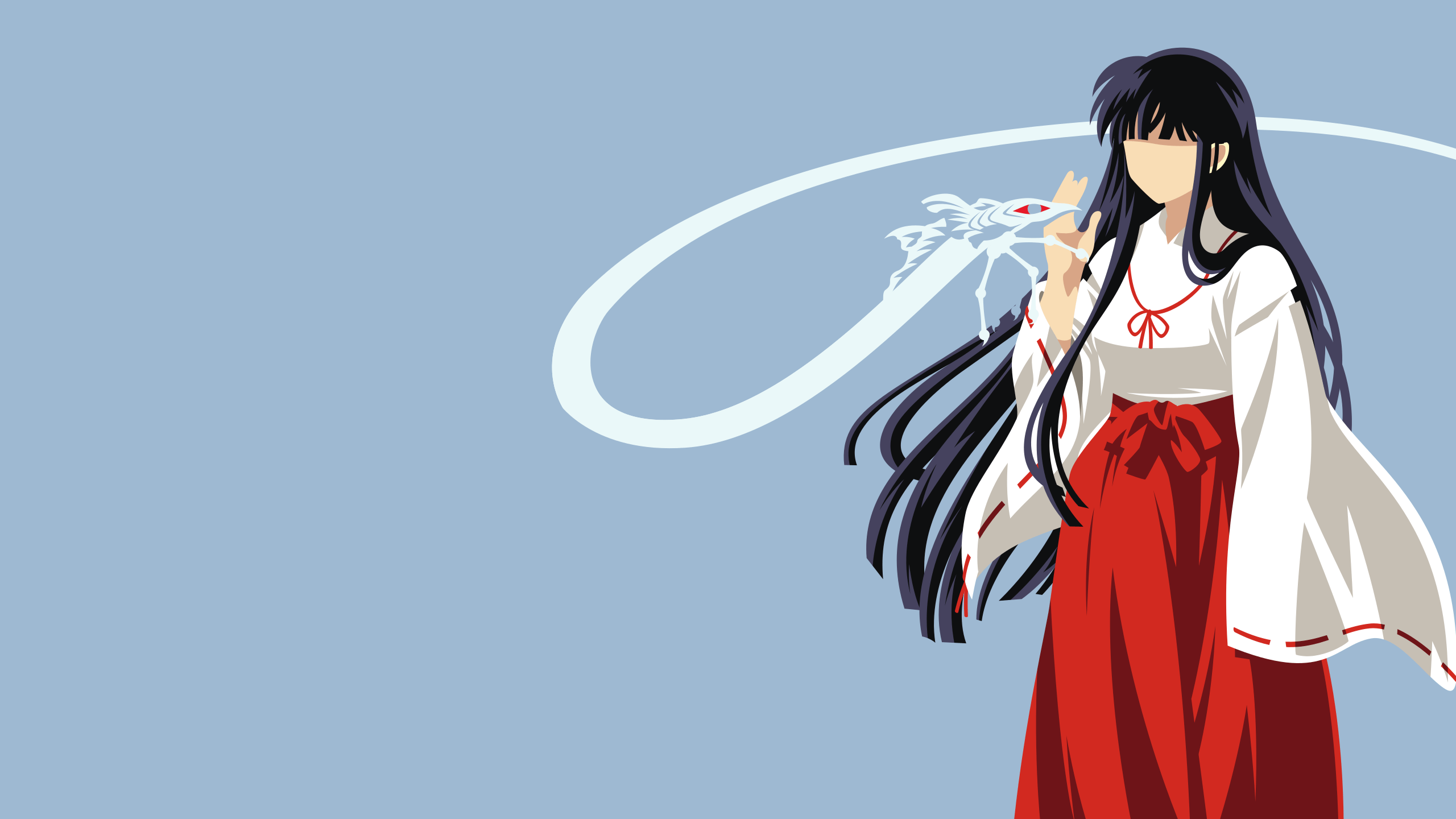 2560x1440 Kikyo Inuyasha Png Wallpaper & Background Download