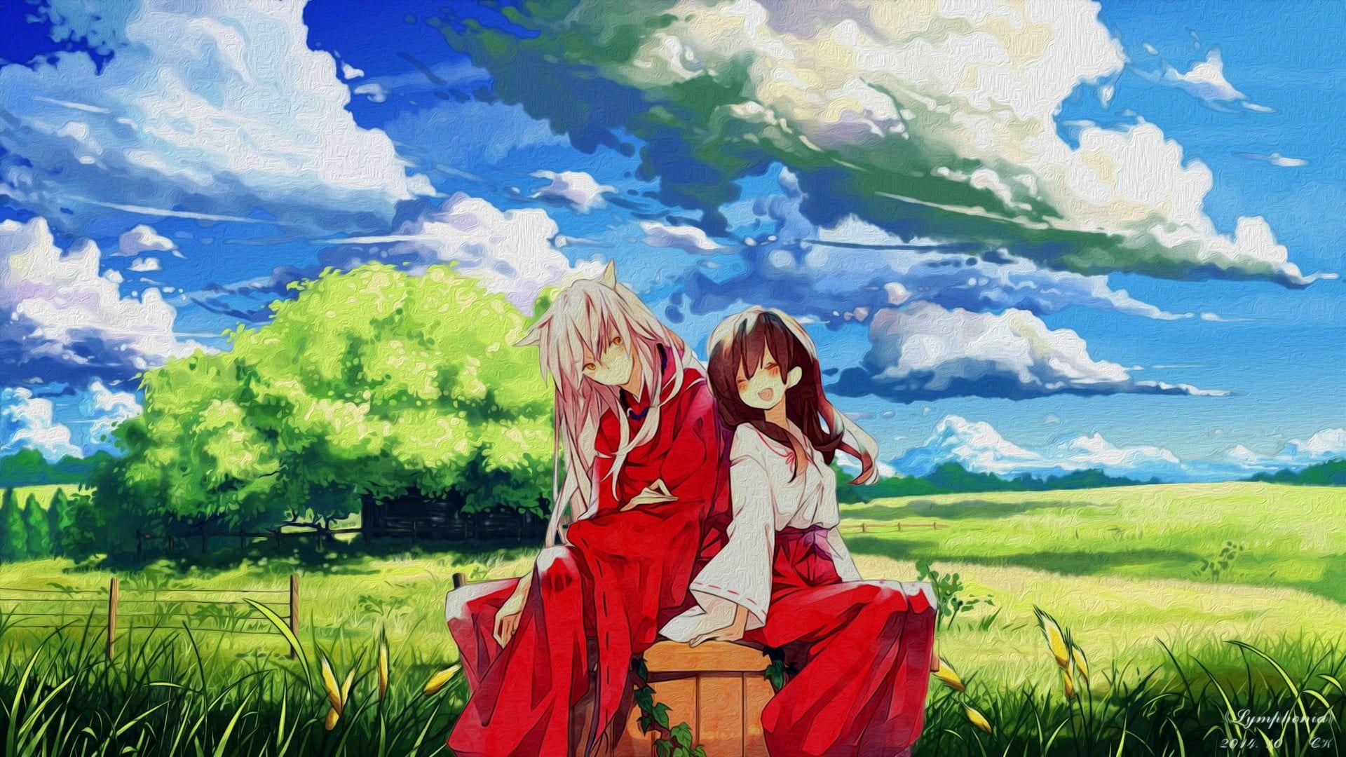 1920x1080 Inuyasha and Kikyo, anime, Inuyasha HD wallpaper