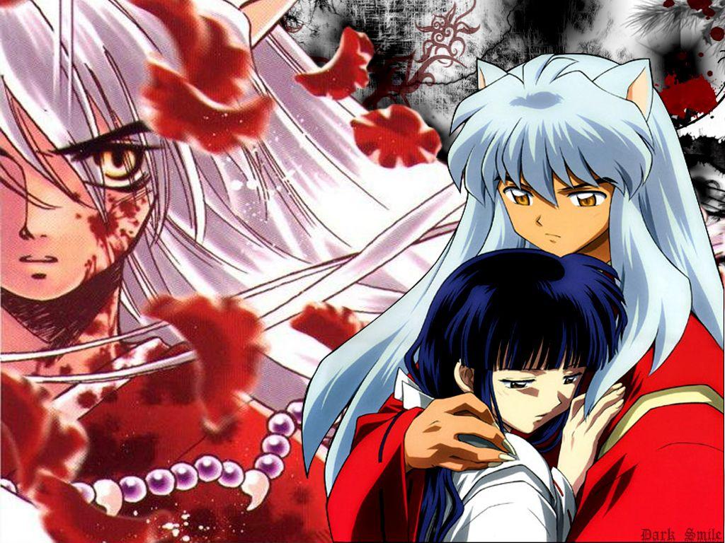 1024x768 Inuyasha And Kikyo Kikyo Love Story