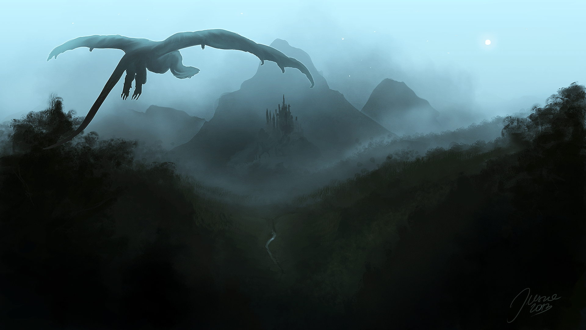 1920x1080 Misty Mountains HD Wallpaper Mountains The Hobbit HD