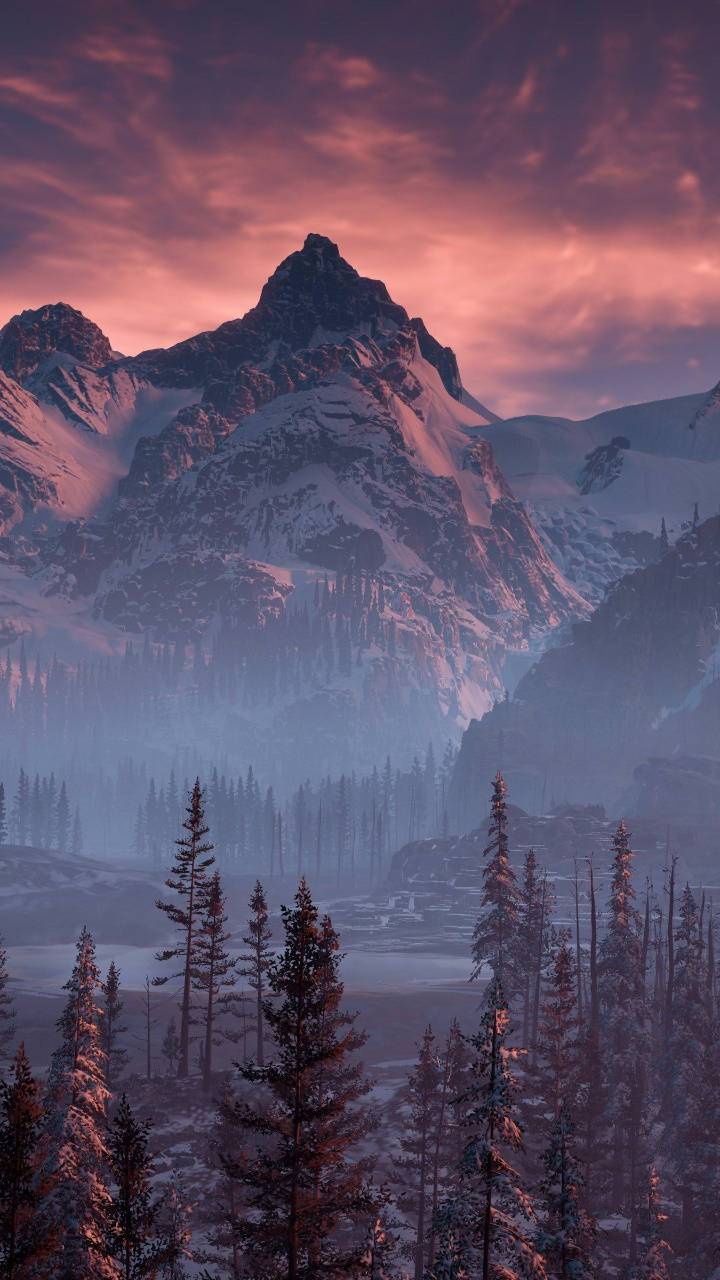 720x1280 Misty mountains wallpaper