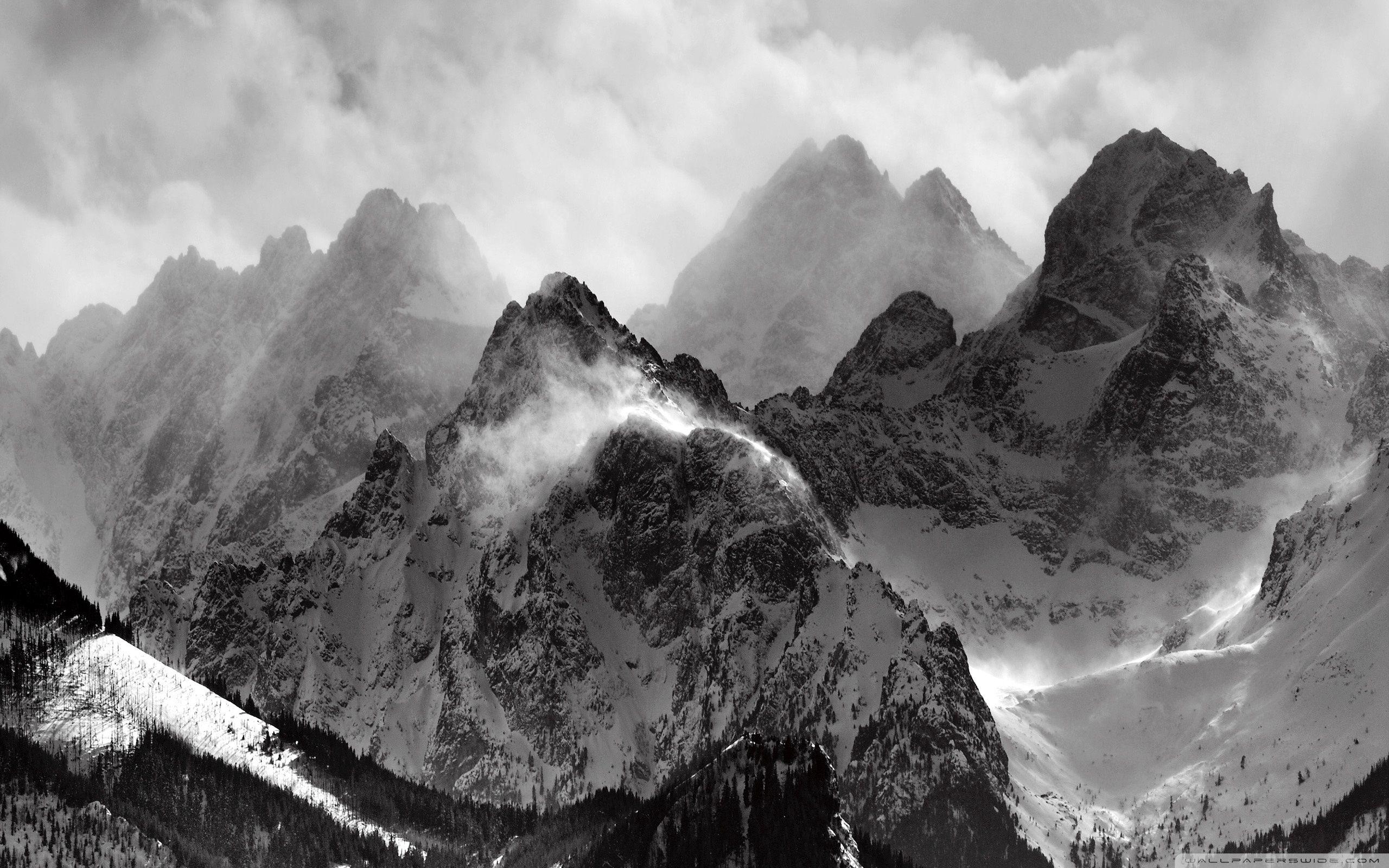 2560x1600 Misty Mountains Ultra HD Desktop Background Wallpaper for 4K UHD