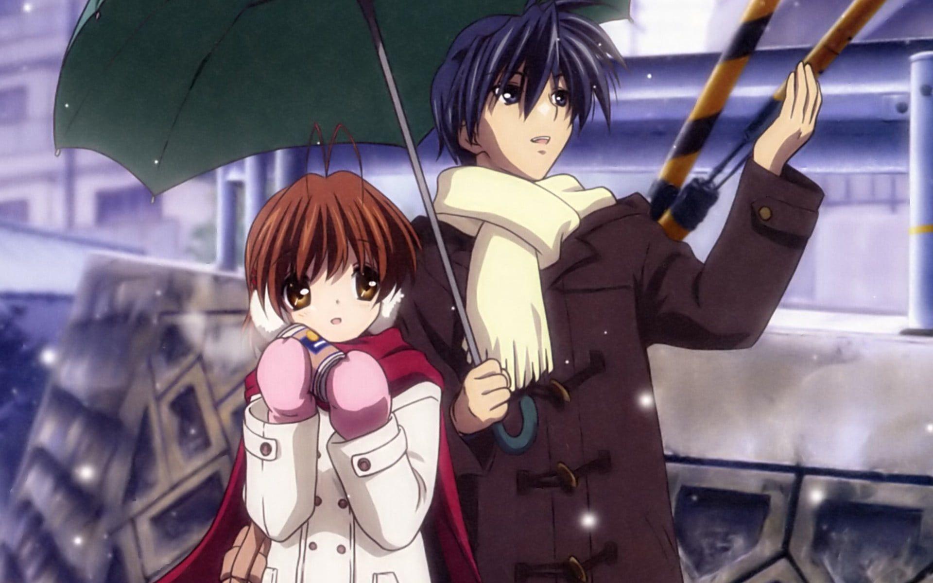 1920x1200 Brown Haired Female Anime Character, Clannad, Furukawa Nagisa