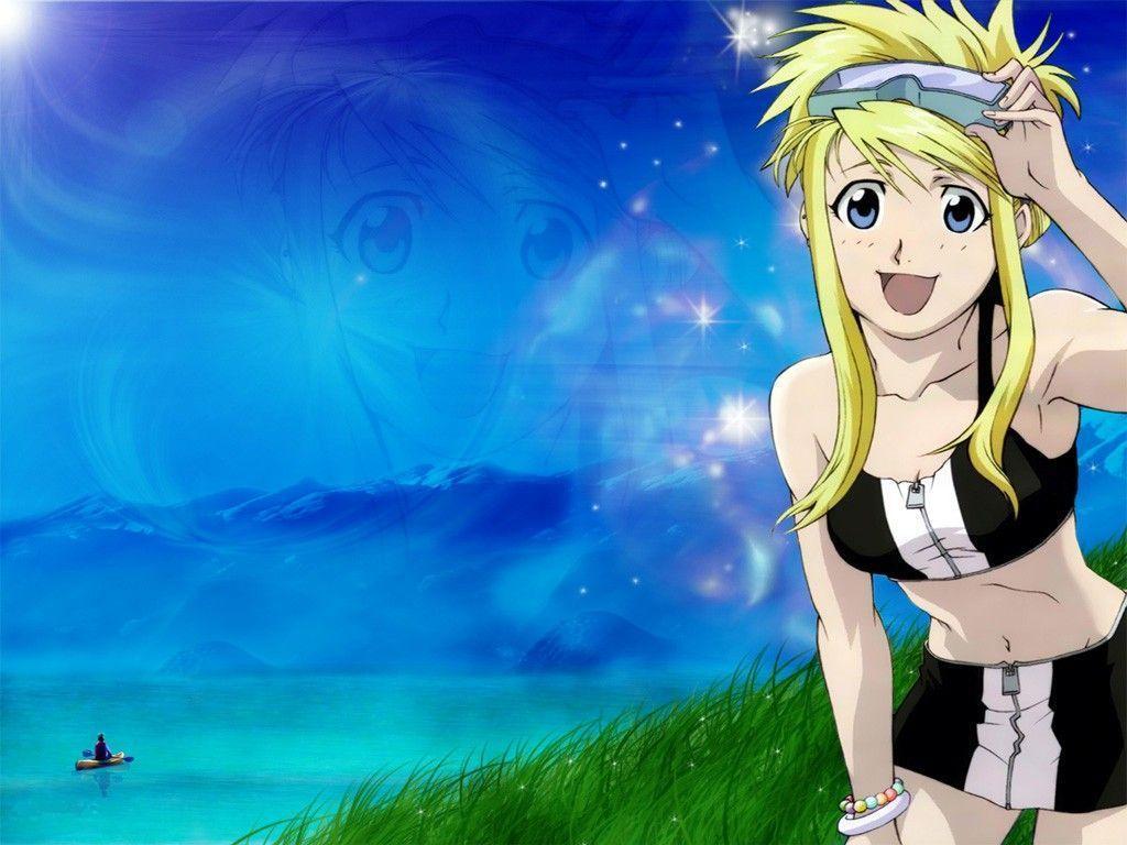 Winry Rockbell Wallpapers Top Free Winry Rockbell Backgrounds Wallpaperaccess