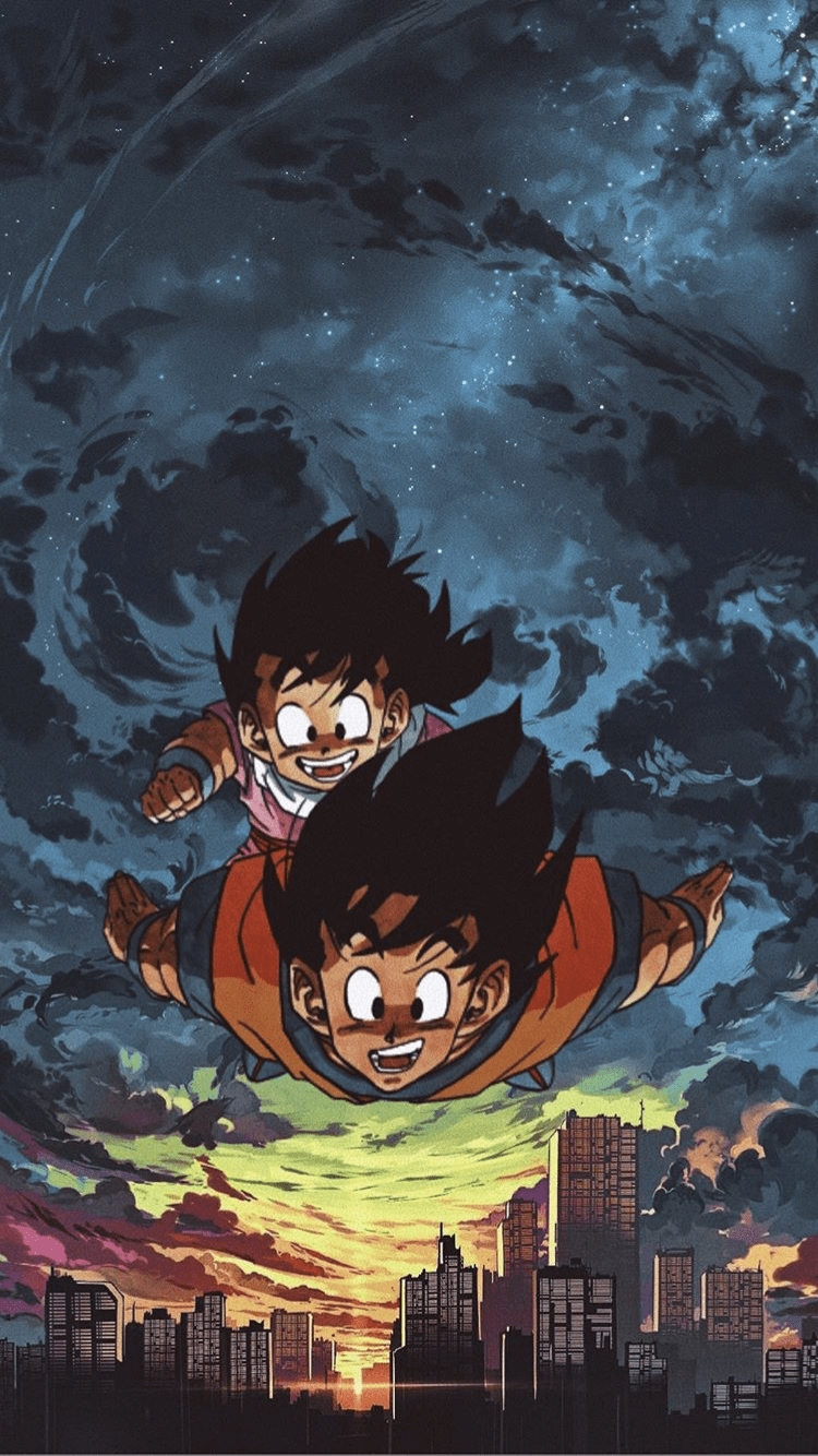 750x1334 Goku & Gohan By 17Silence. Dragon ball super manga, Dragon ball