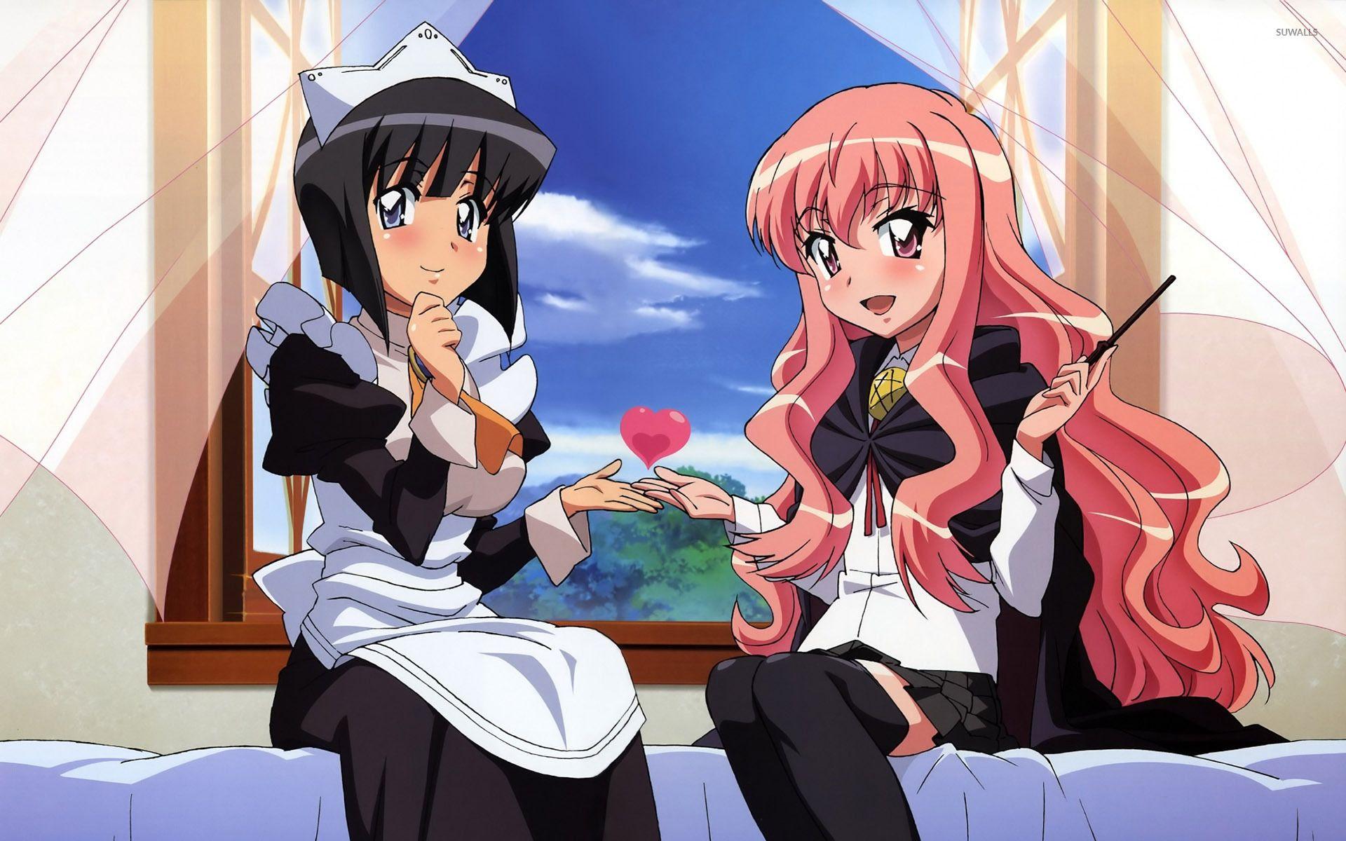 1920x1200 Louise de La Valliere and Siesta No Tsukaima wallpaper