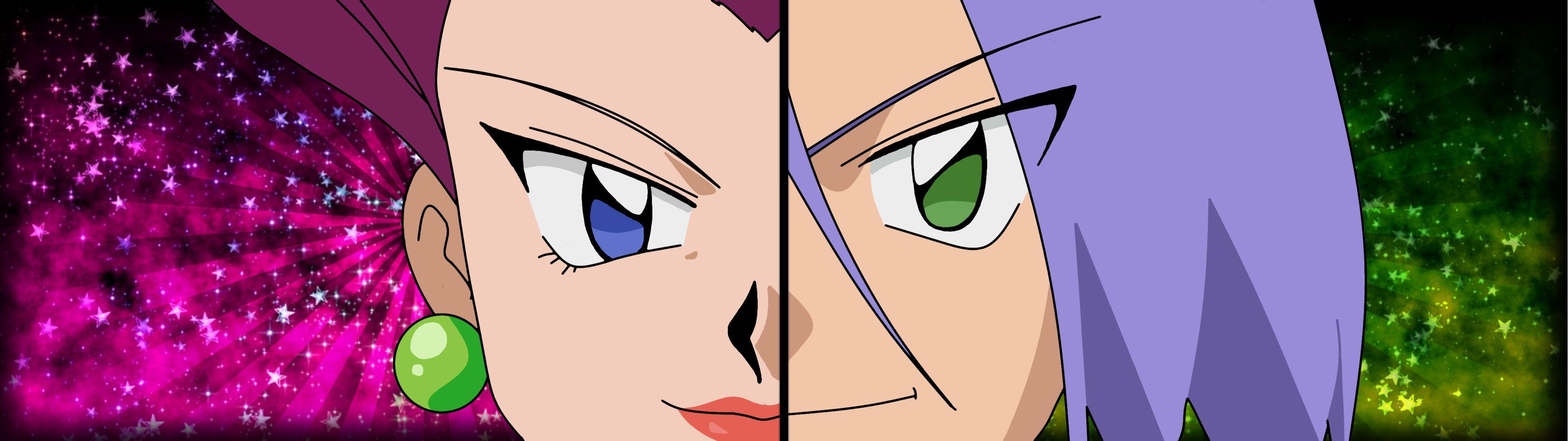 3840x1080 Wallpaper Jessie (Pokémon) HD unduh gratis