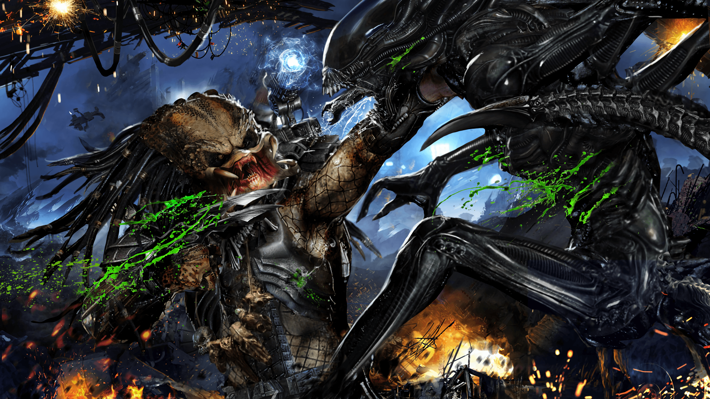 Alien vs Predator Wallpapers - Bigbeamng Store