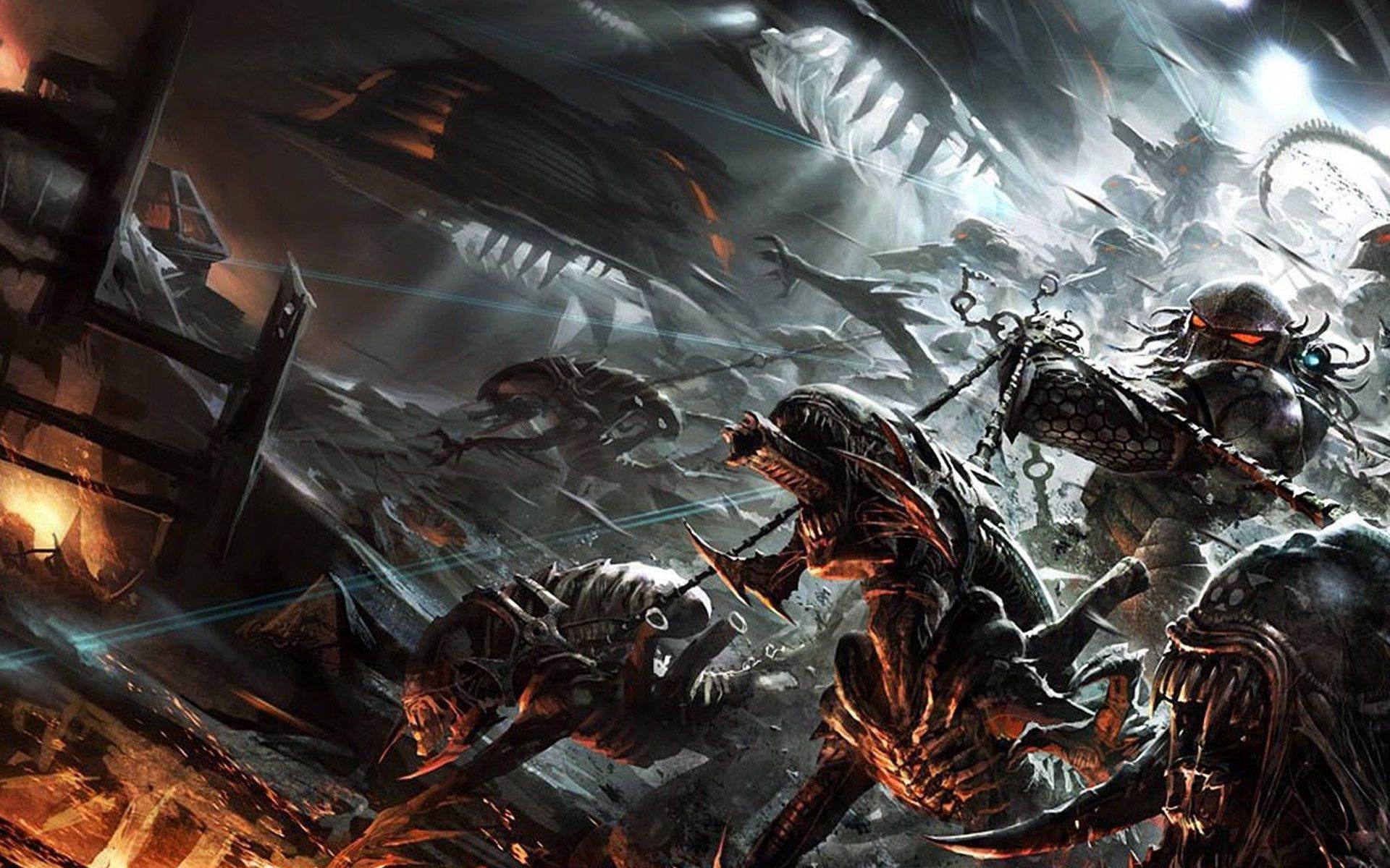 Aliens vs_ Predator Games sci-fi alien movies r wallpaper, 1920x1080, 74884