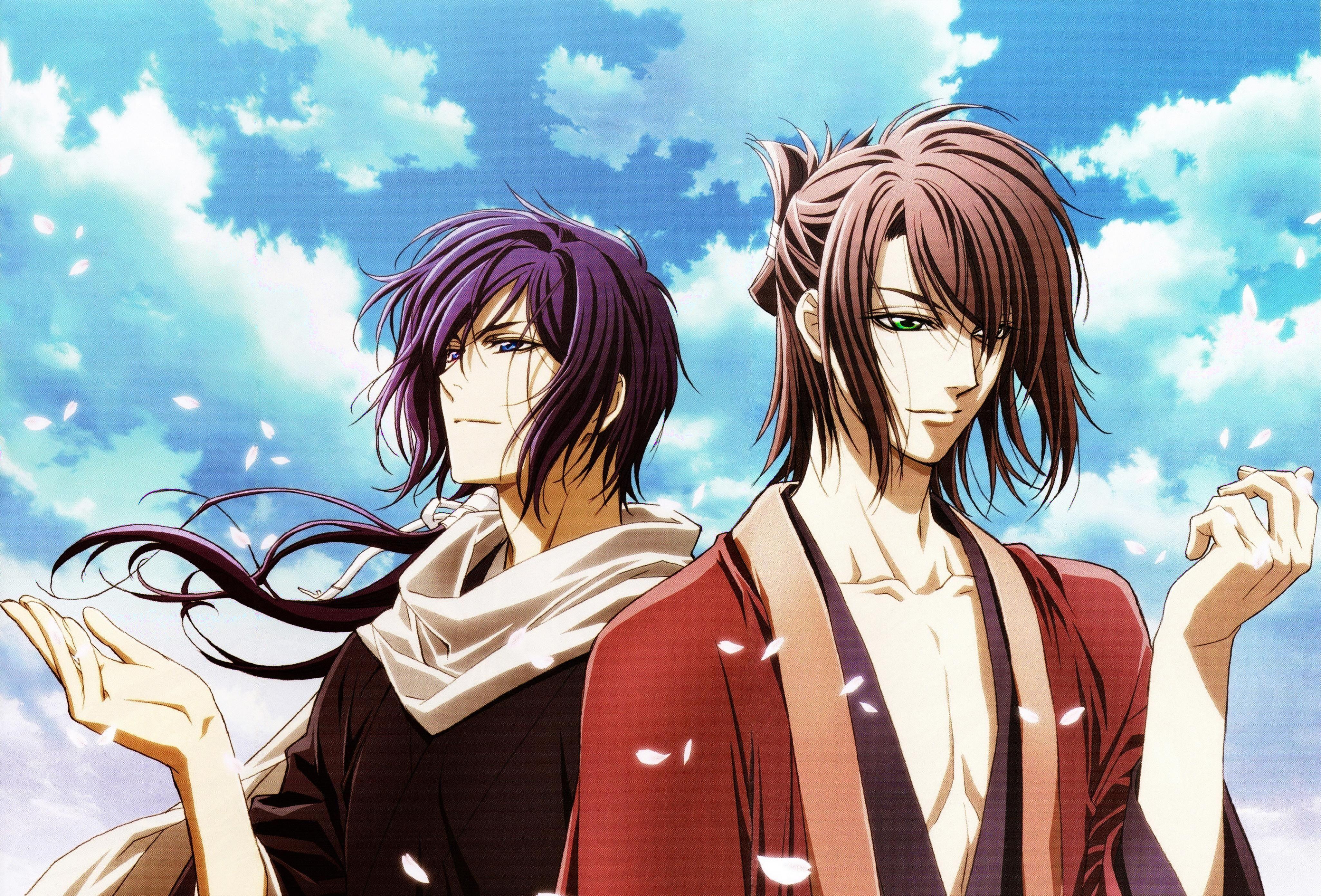 4102x2782 Souji Okita and Hajime Saito HD desktop wallpaper : Widescreen