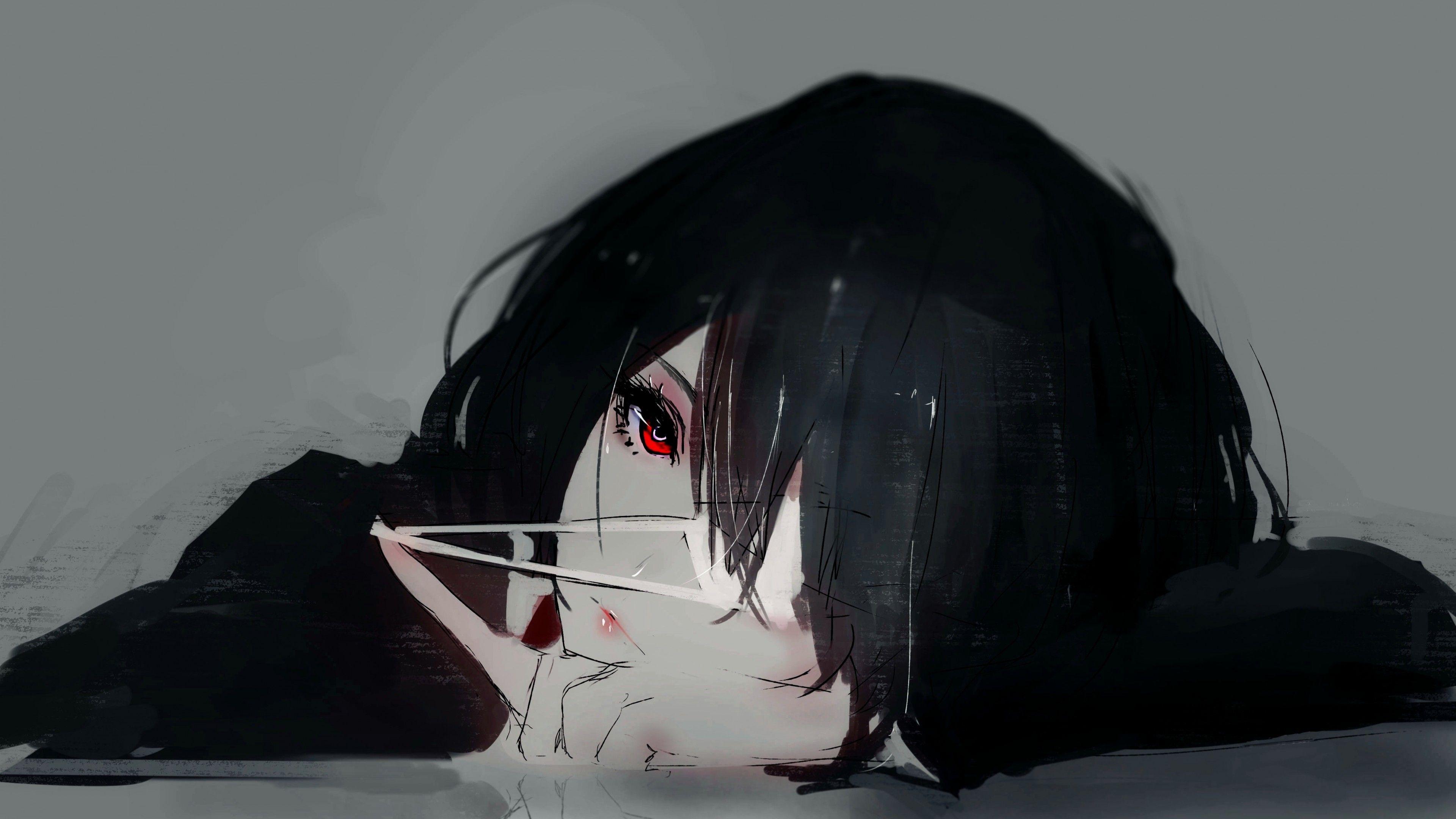 3840x2160 Download 3840x2160 Misaki Mei, Eyepatch, Another, Black Hair