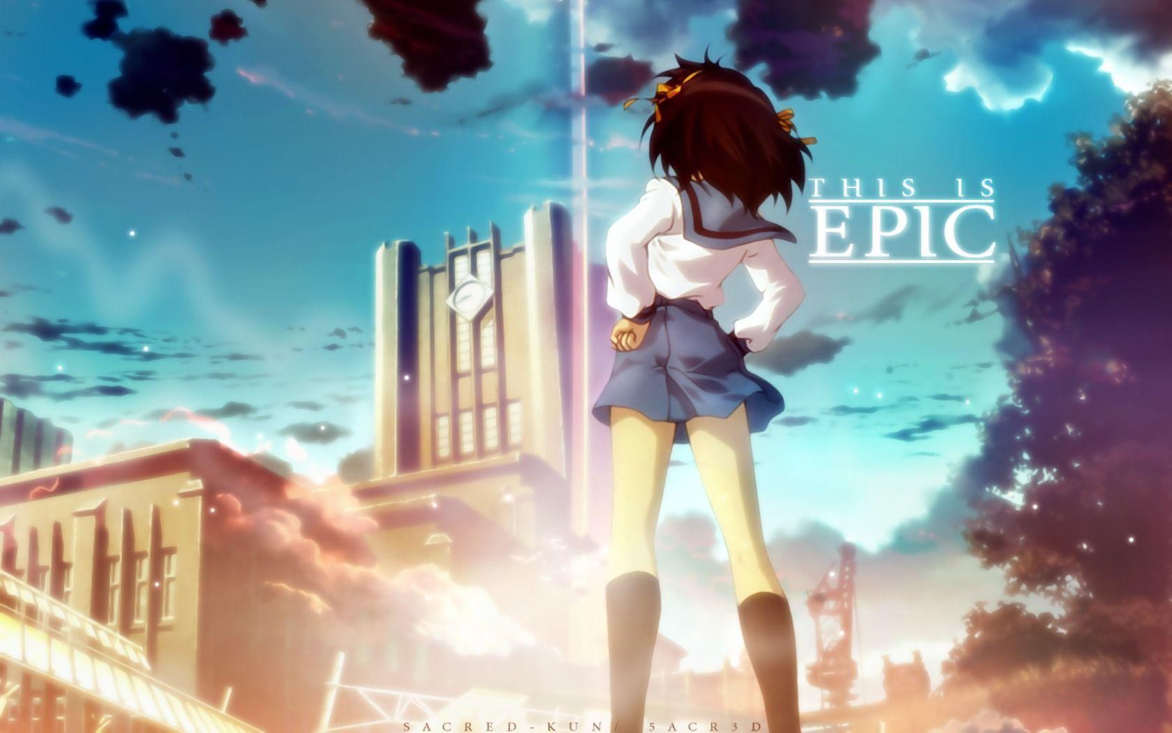 1680x1050 The Disappearance Of Haruhi Suzumiya Wallpaper