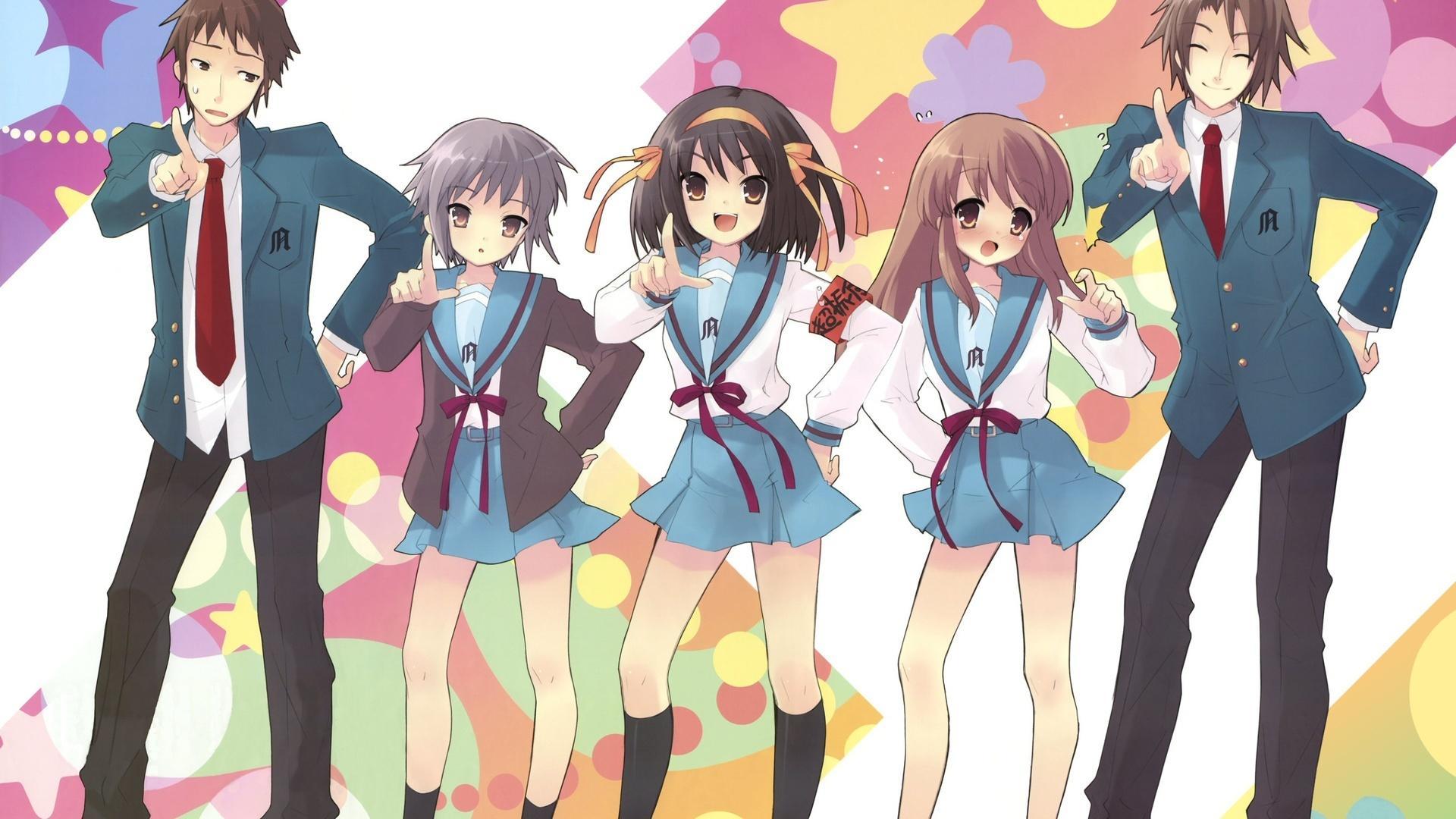 1920x1080 HD The Melancholy of Haruhi Suzumiya Wallpaper. Download Free