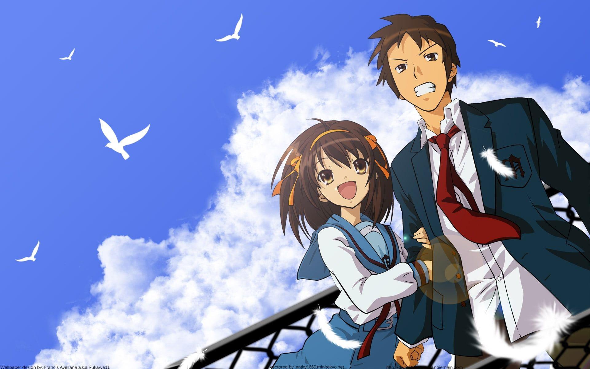 1920x1200 Melancholy of Haruhi Suzumiya wallpaper HD wallpaper