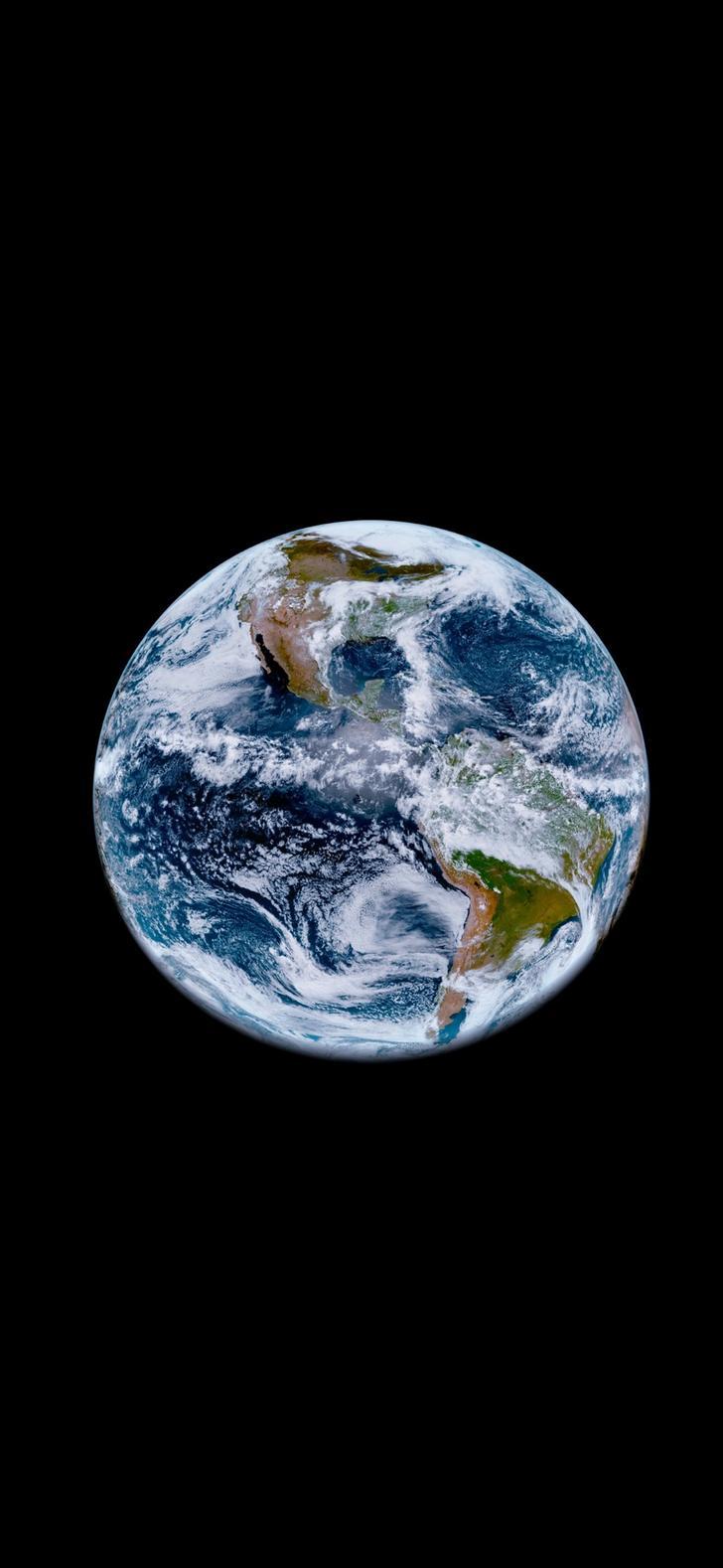 728x1578 Hình Nền Trái Đất NASA iPhone X