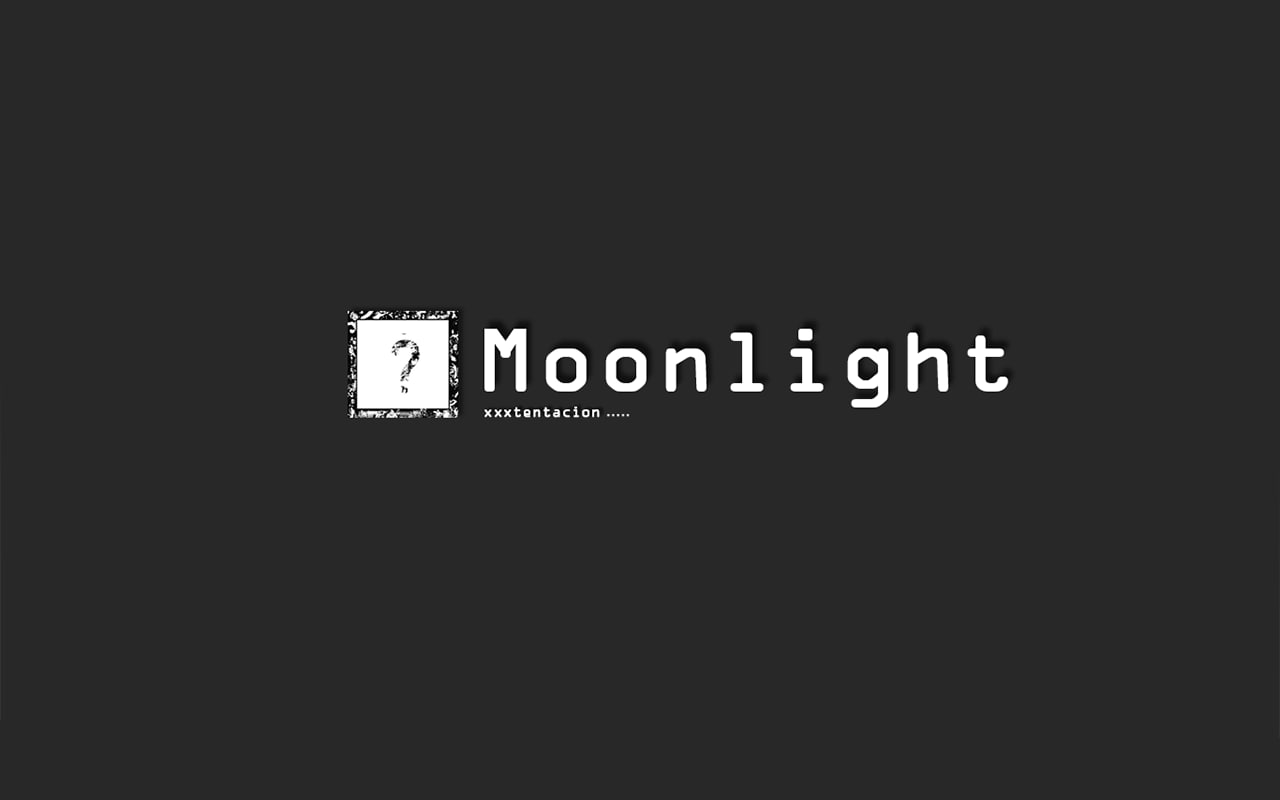 1280x800 XXXTentacion Moonlight Wallpaper