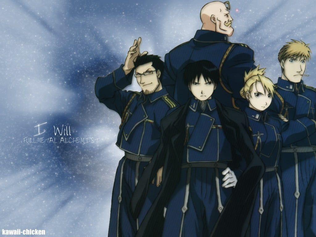 Best of Riza Hawkeye Wallpapers -1024x768 Anime character digital wallpaper, Full Metal Alchemist, Roy