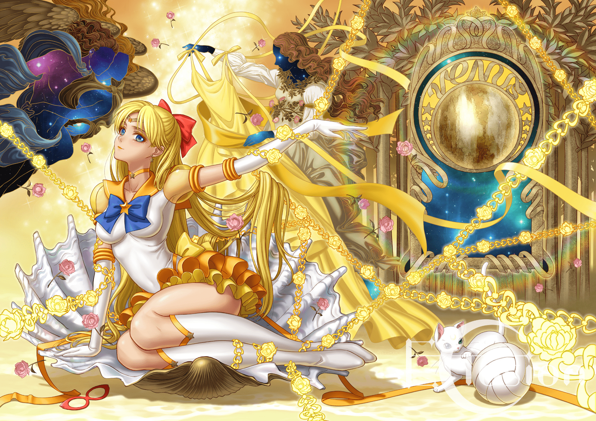 1920x1357 Sailor Venus HD Wallpaper and Background Image
