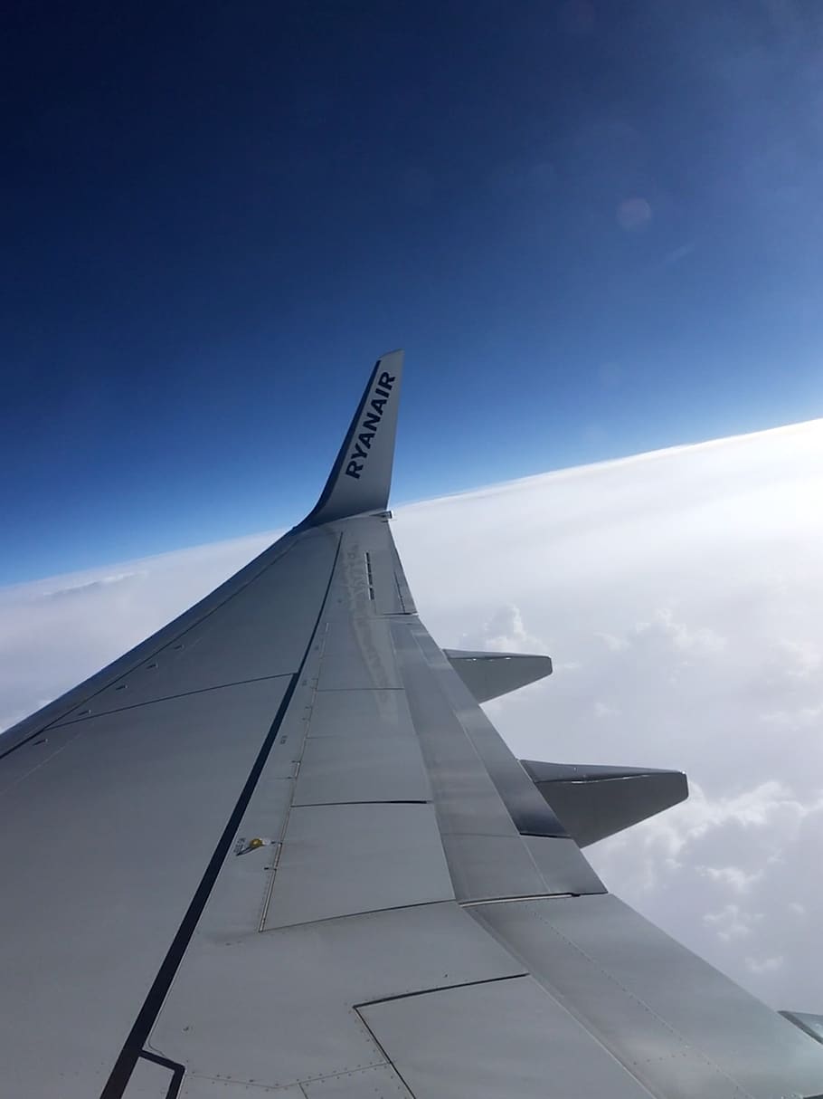 910x1214 HD wallpaper: greece, thessaloniki, airplane, sky, travel, ryanair