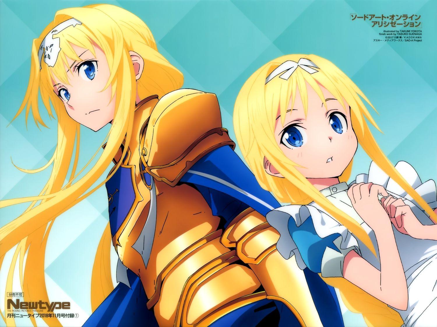 1500x1122 alice schuberg apron armor blonde hair blue eyes cape headband