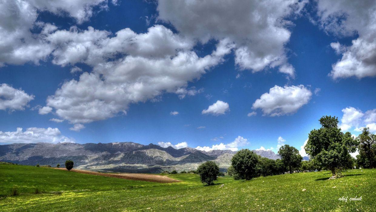1241x700 Mountains landscape nature mountain sky clouds wallpaperx2593