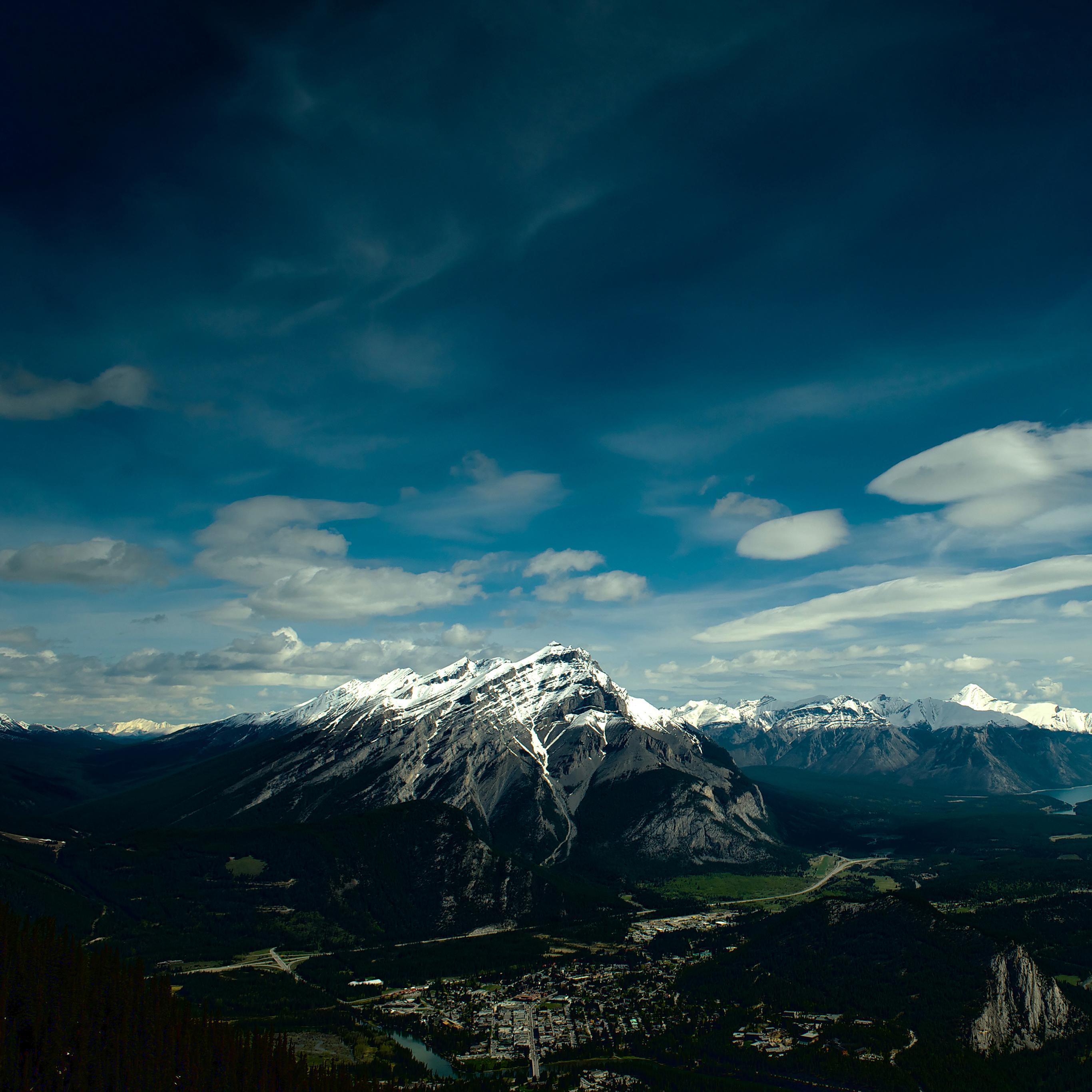 2732x2732 Canada Snow Mountains Wallpaper