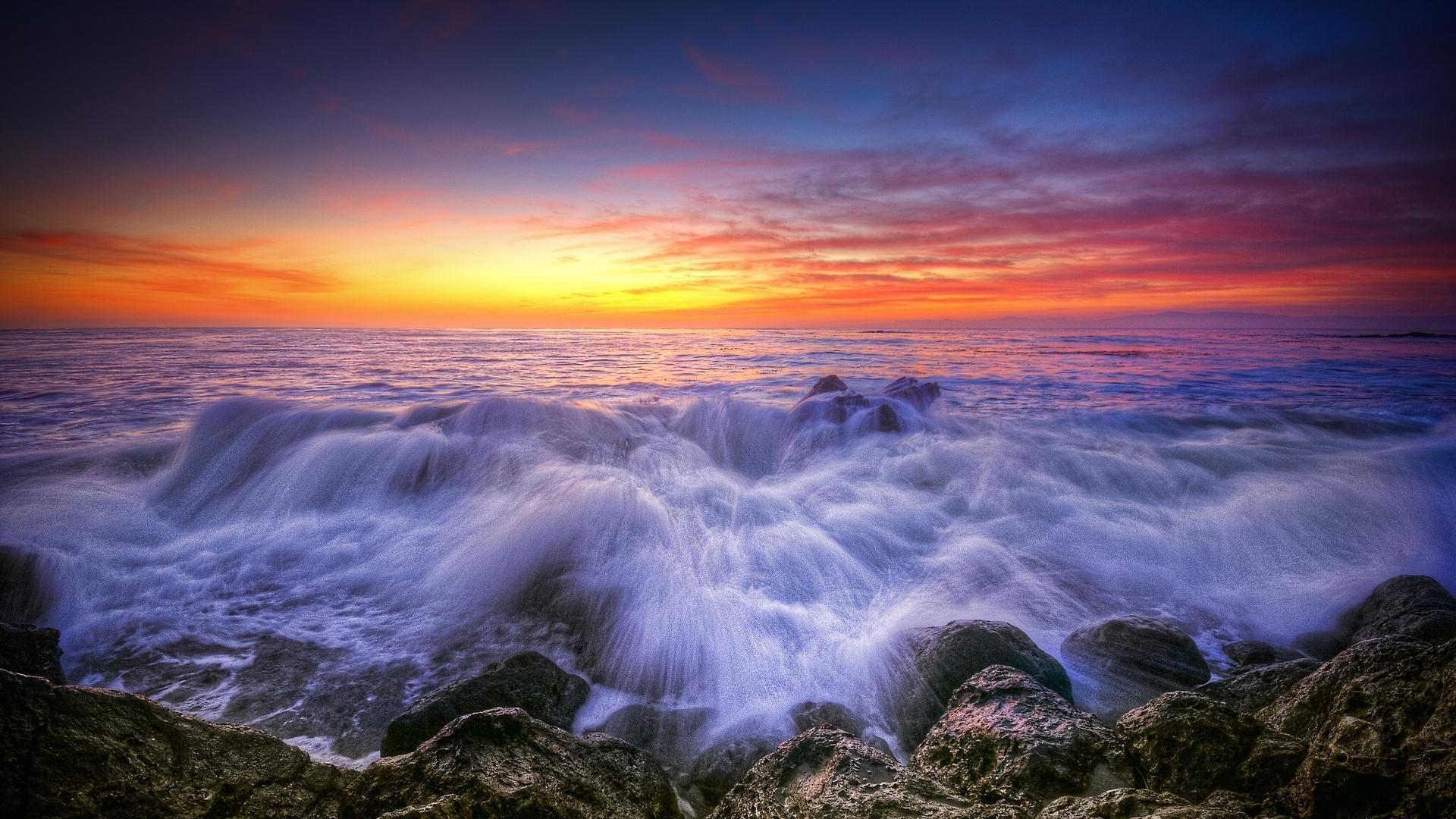 1920x1080 Beautiful Sea Waves wallpaperx1080