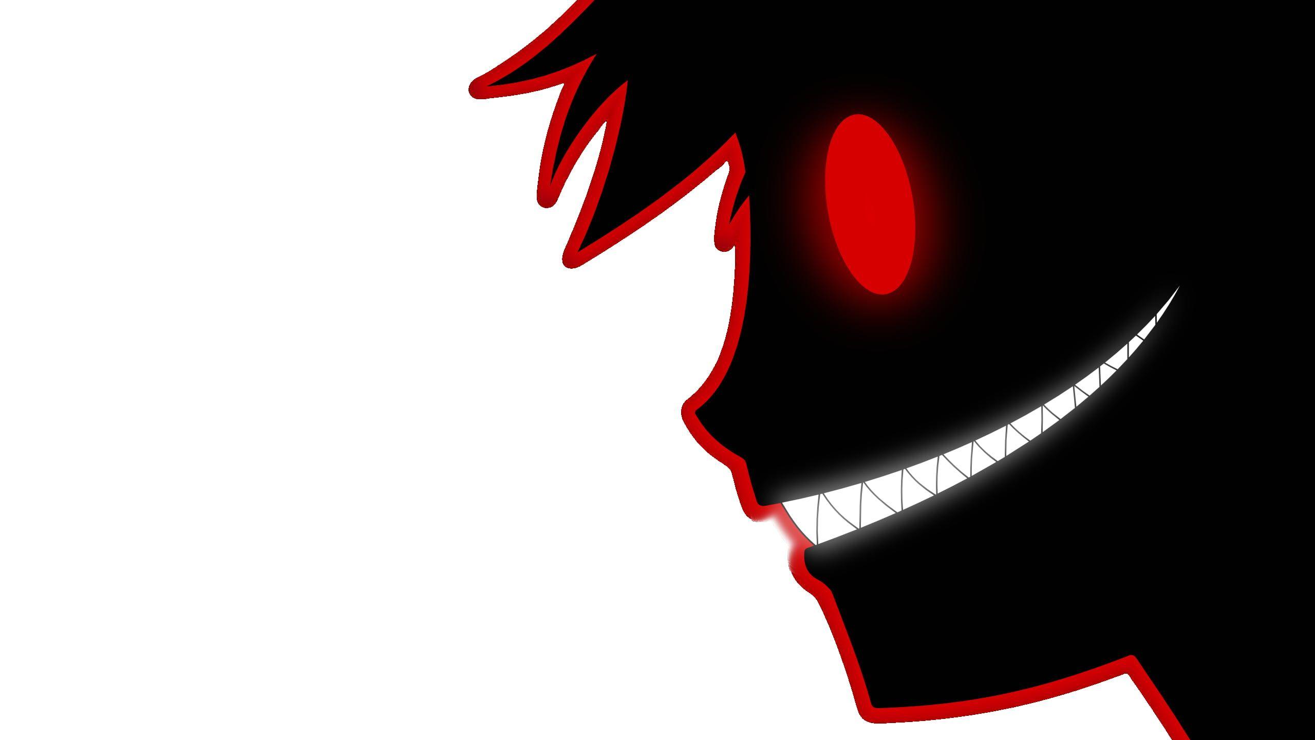 wallpaper for desktop, laptop  bf23-horror-scary-face-dark-anime-eye-art