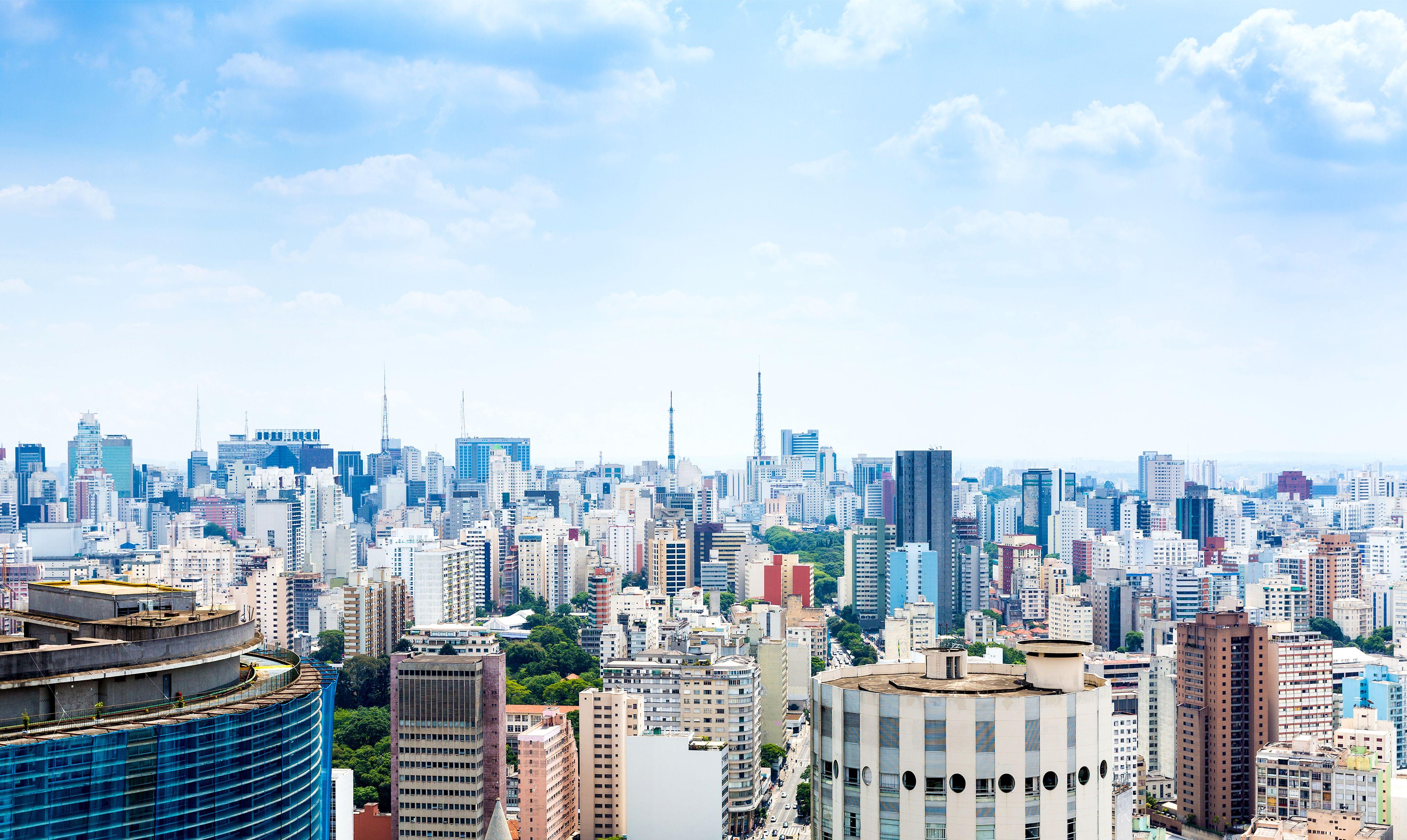 4200x2508 Image Brazil megalopolis Sao Paulo Cities Building 4200x2508