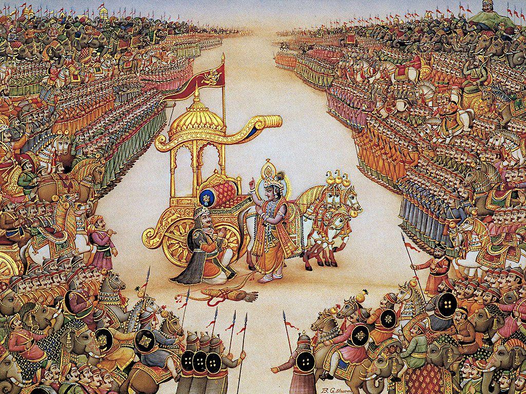 FREE Download Mahabharat Wallpapers | Krishna painting, Bhagavad gita, Lord  krishna