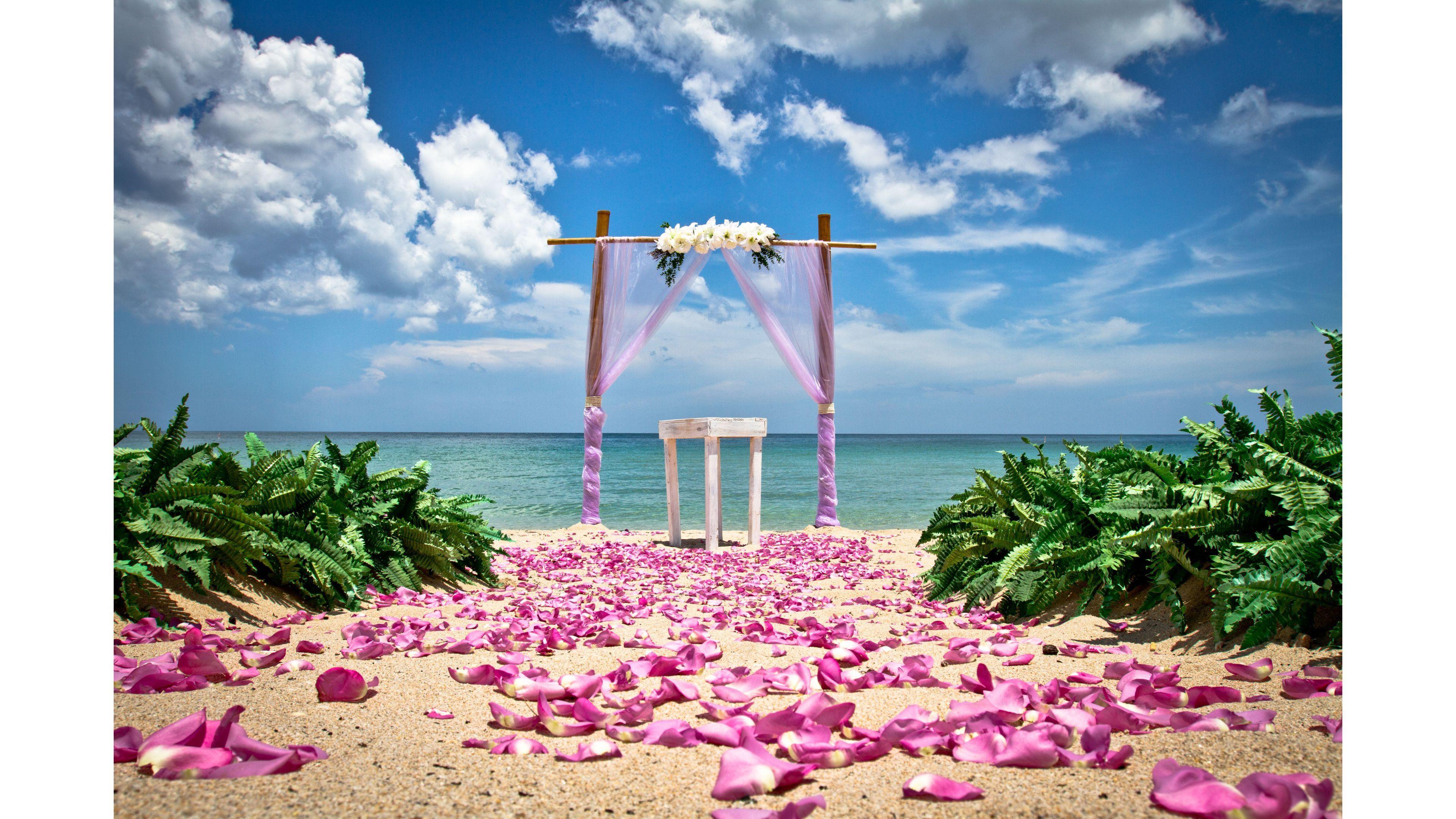 Beach Wedding Wallpapers - Top Free Beach Wedding Backgrounds -  WallpaperAccess
