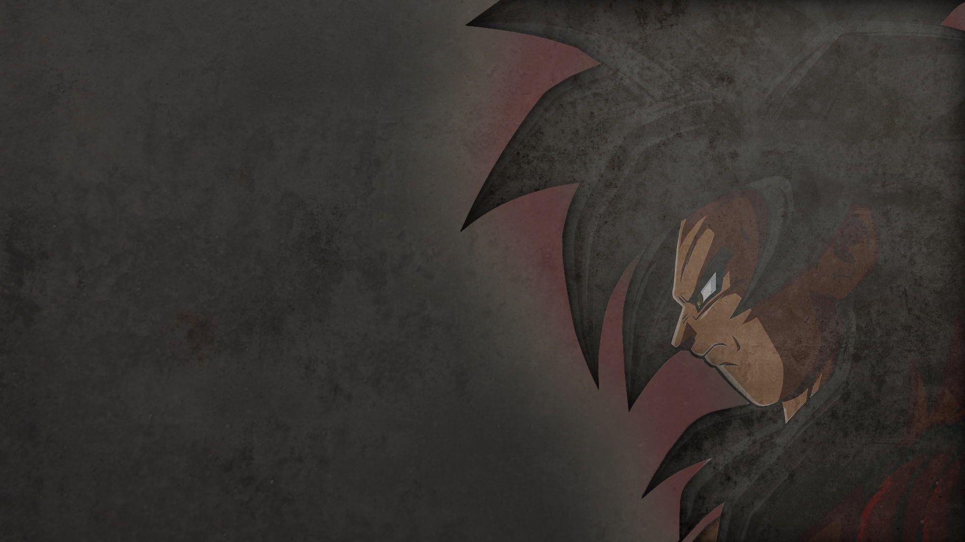 1920x1080 Grunge gray son goku anime dragon ball z dragonball gt dragonball
