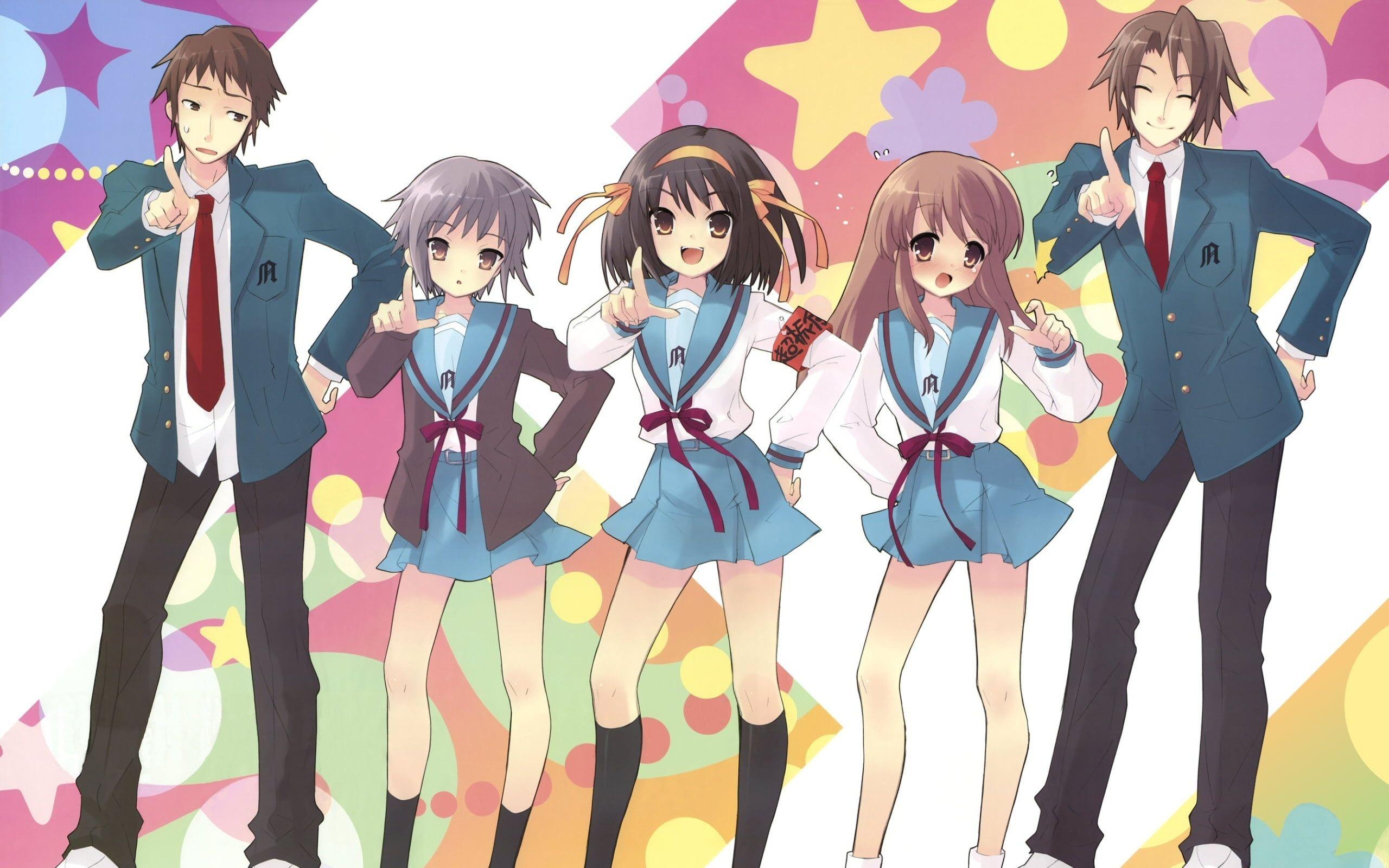 2560x1600 Melancholy of Haruhi Suzumiya HD wallpaper