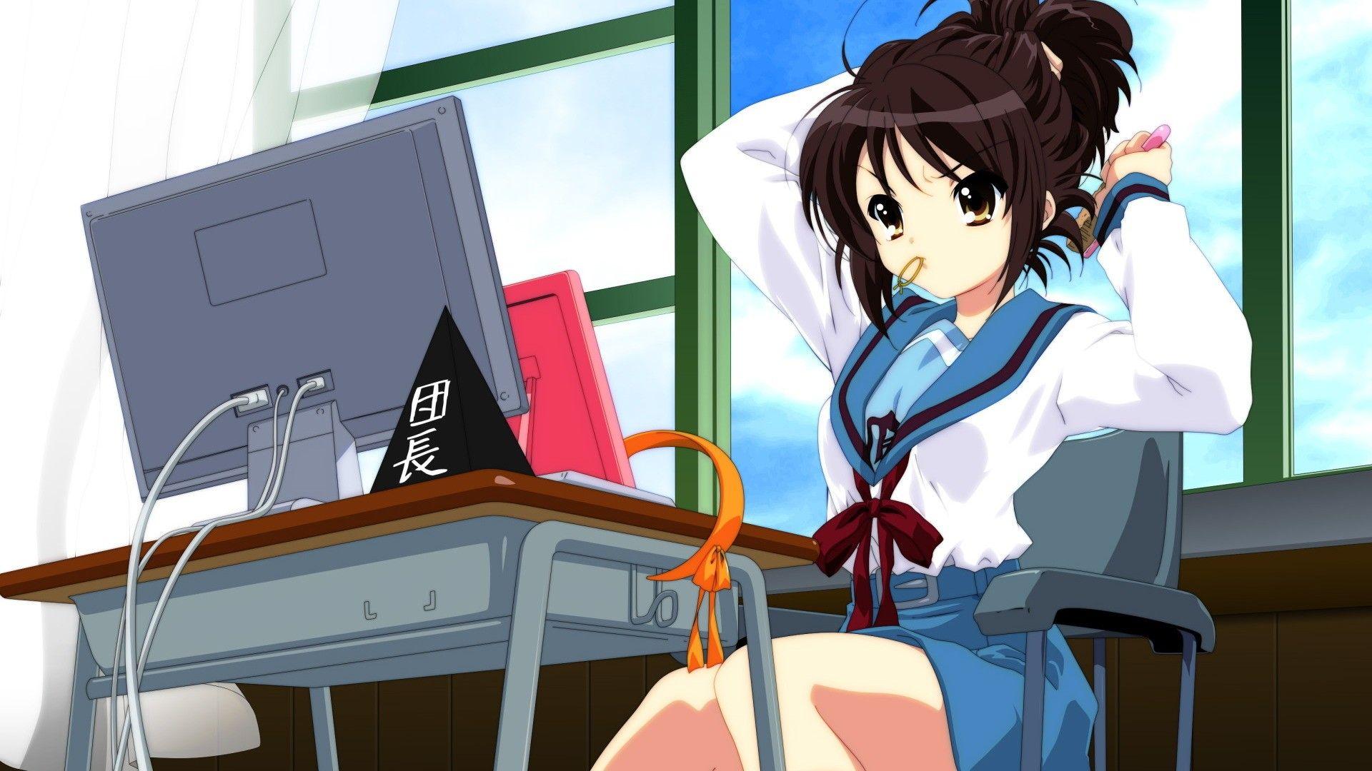 1920x1080 Haruhi Suzumiya The Melancholy Of Haruhi Suzumiya Anime HD